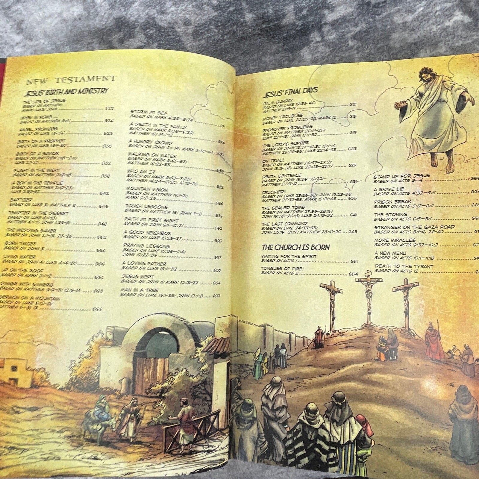 David C Cook The Action Bible Graphic Novel Sergio Cariello Hardcover