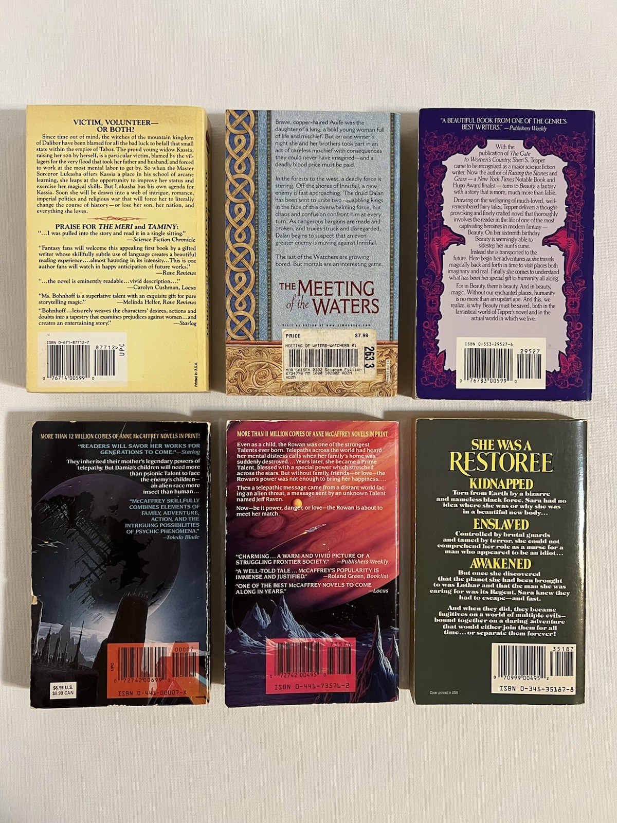 Romantic Fantasy Lot Patricia A McKillip Sheri S Tepper Judith Tarr Stardust