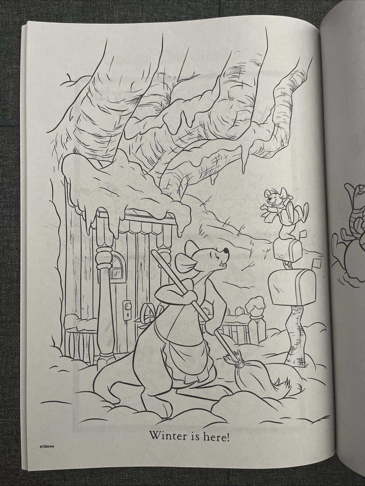 Disney Winnie the Pooh Big Fun Book to Color Puzzles Games and Coloring