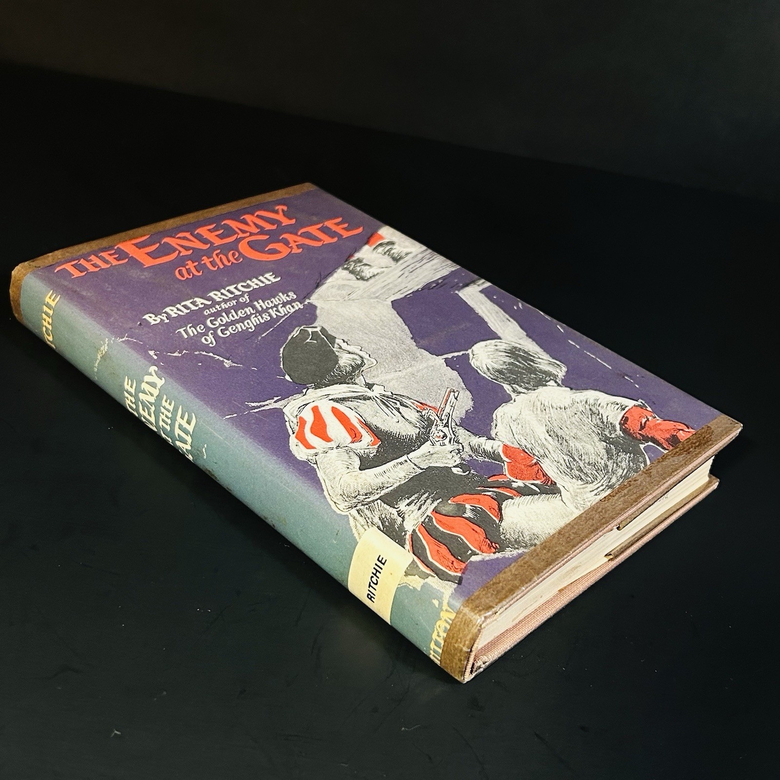 The Enemy at the Gate Rita Ritchie HC DJ 1966 5th Printing Ex-Library