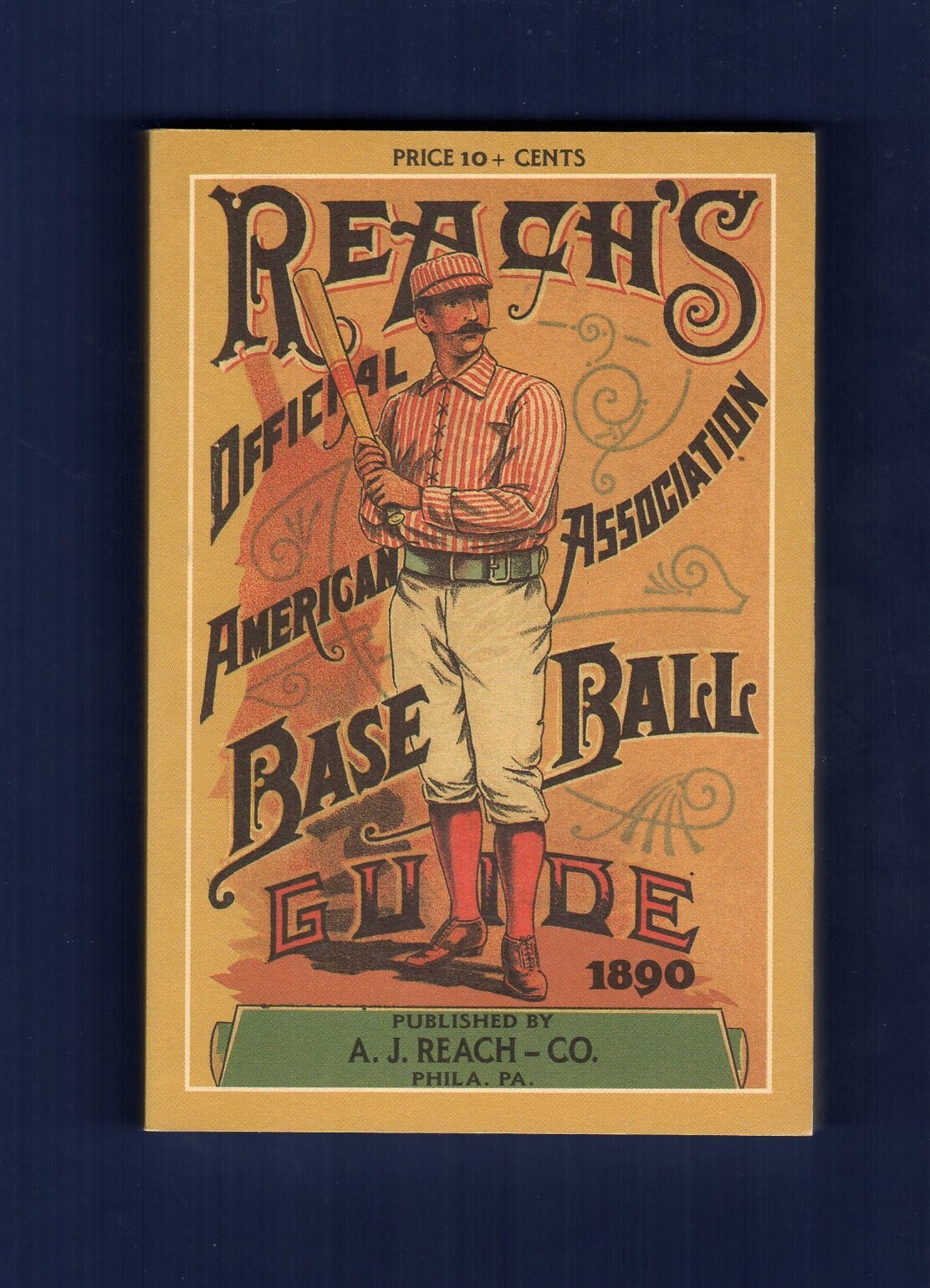 1890 REACH’S A.A. BASEBALL GUIDE ~ 1989 Horton P.C. | 204 pages ~Scarce REPRINT!