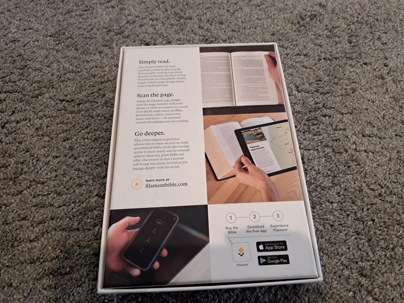 Holy Bible Filament Edition New Living Translation NLT