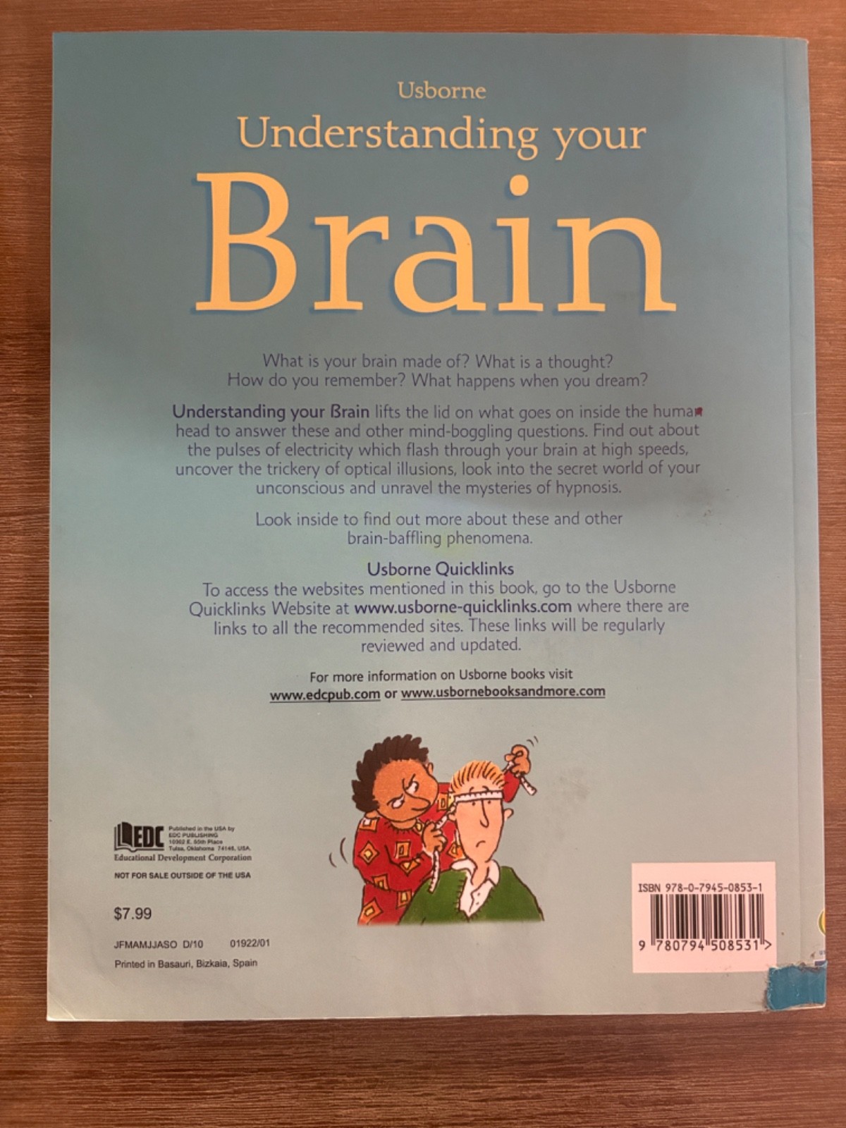 Usborne Understanding Your Brain – Internet Linked by Rebecca Treays