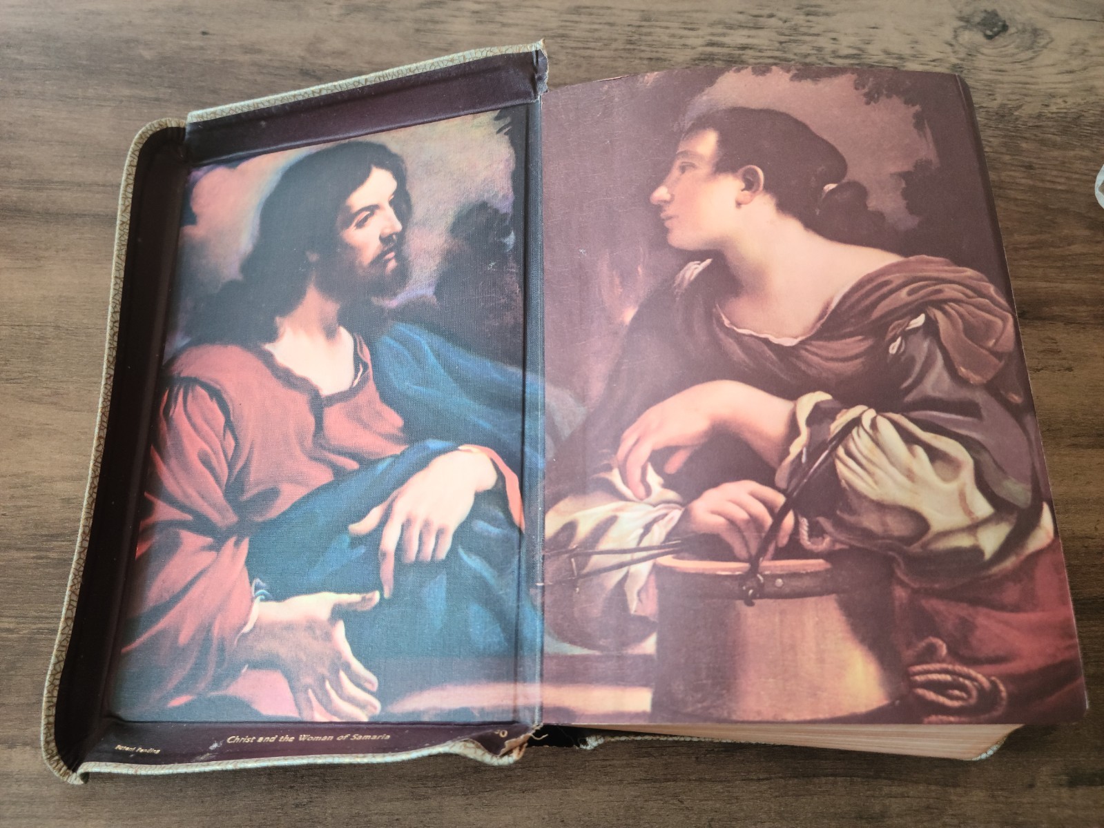Vintage The Holy Family Catholic Bible, Oversized, 1958, Illustrated