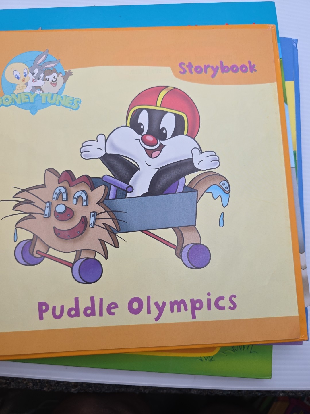 Set Of 5 Baby Looney Tunes Storybooks. Twenty, Sylvester, Baby Bugs, Baby Taz