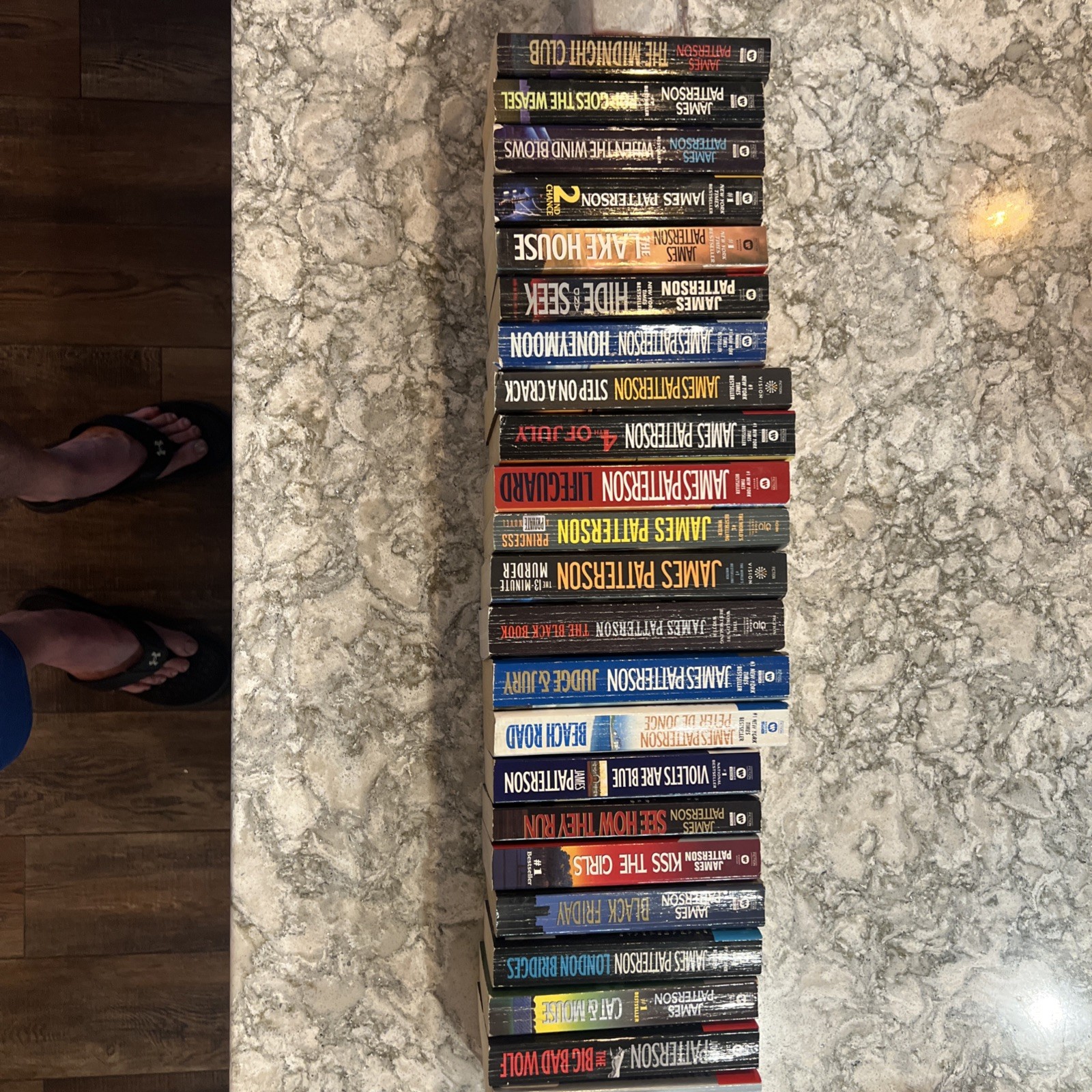 Lot of 23 James Patterson Paperback Books Random Mix Mixed Titles