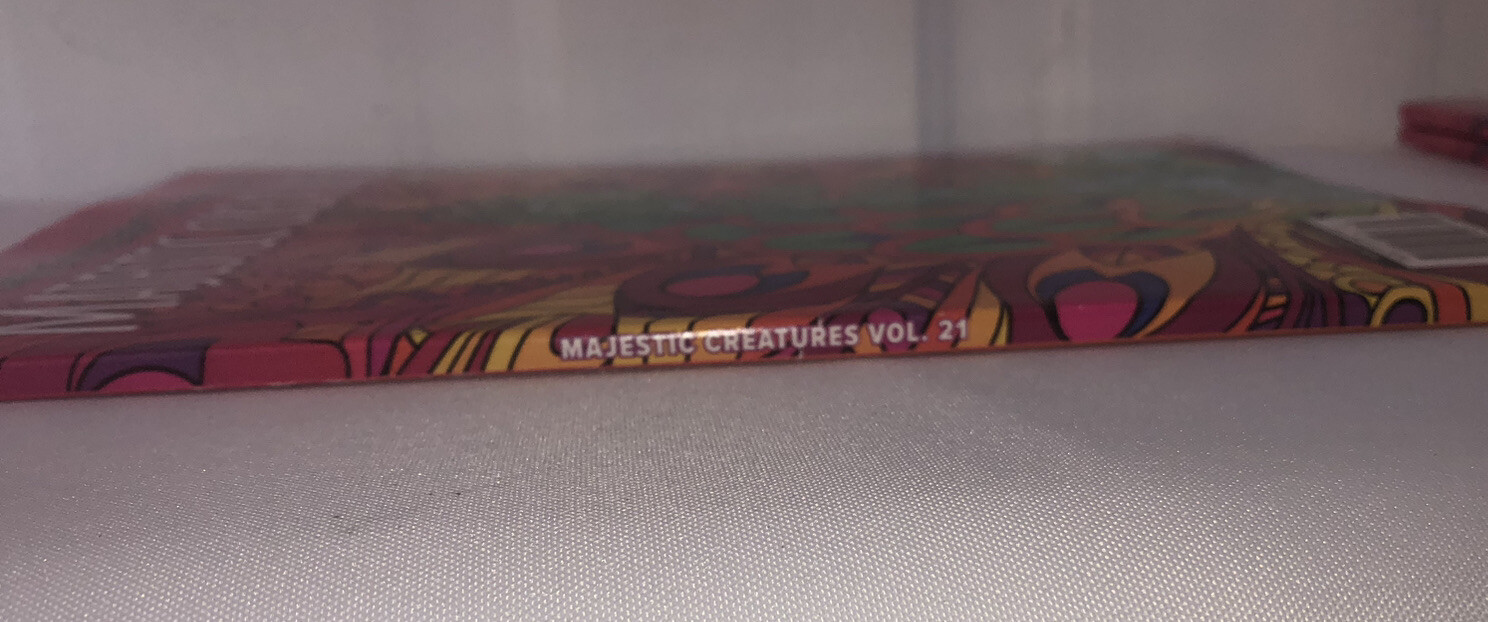 Kaleidoscope Adult Coloring Book Majestic Creatures Volume 21 Topix