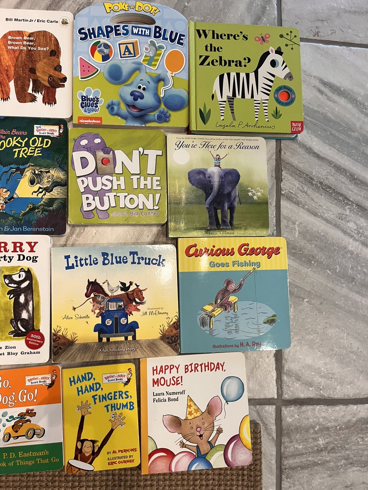 Huge Lot Of 28 Baby Toddler Board Books dr Seuss curious George lift flaps