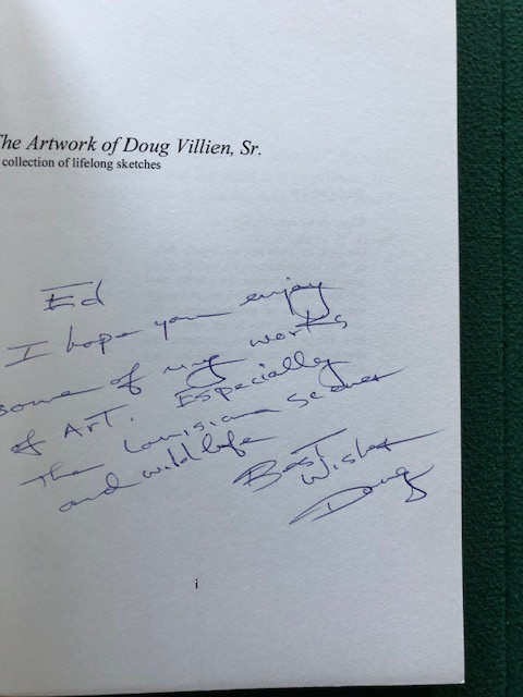 The Artwork of Doug Villien, Sr. – A Collection of Lifelong Sketches – Signed!