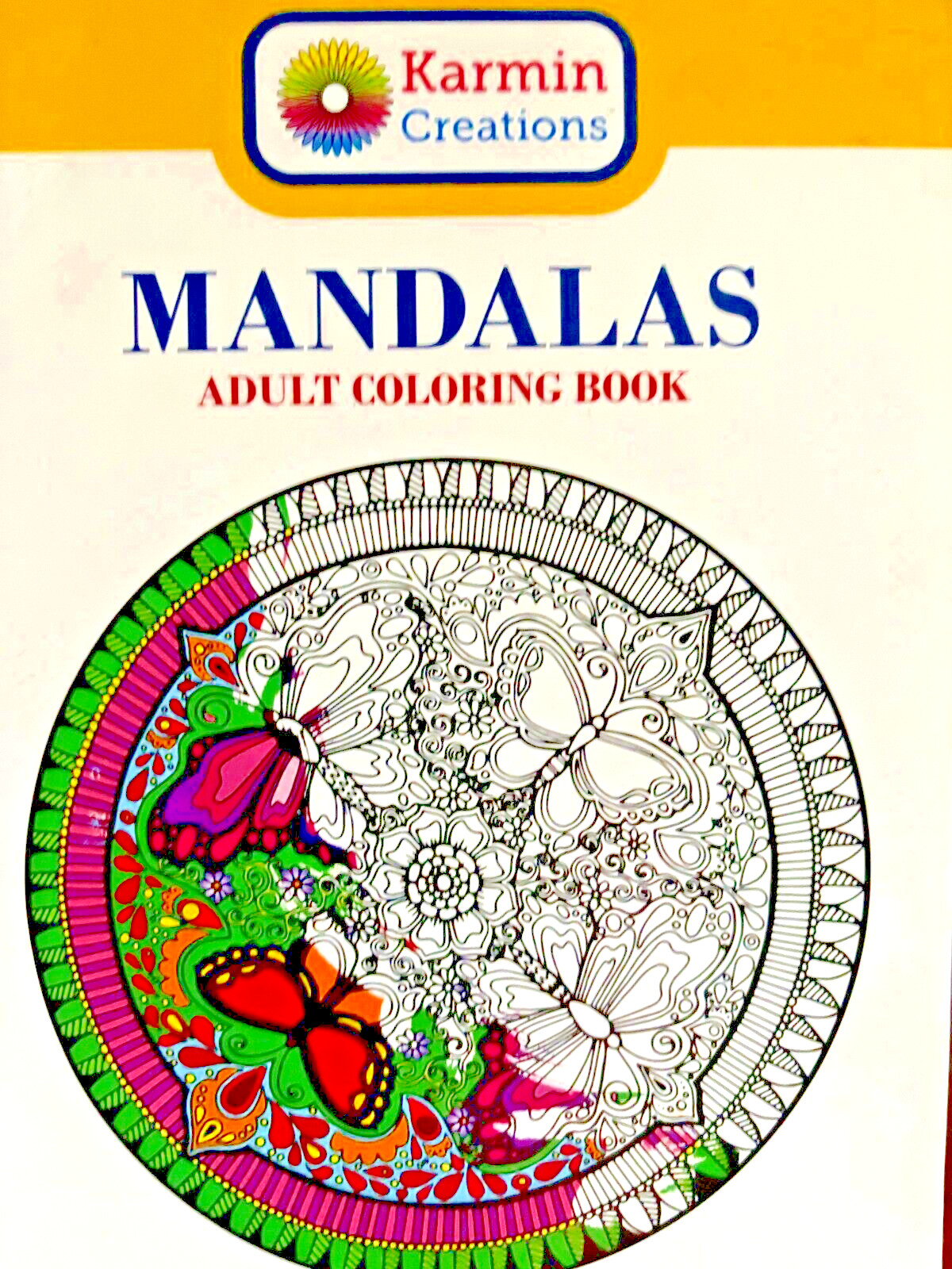 Adult Coloring Books Lot 4 Unused Nature Flowers Mandalas Stained Glass Karmin
