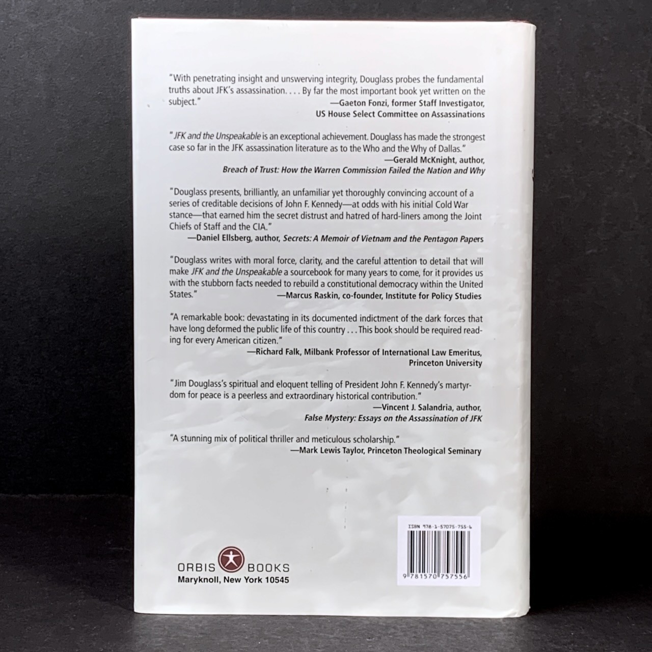 JFK and the Unspeakable: Why He Died, Why It Matters – James W. Douglass – HC/LN