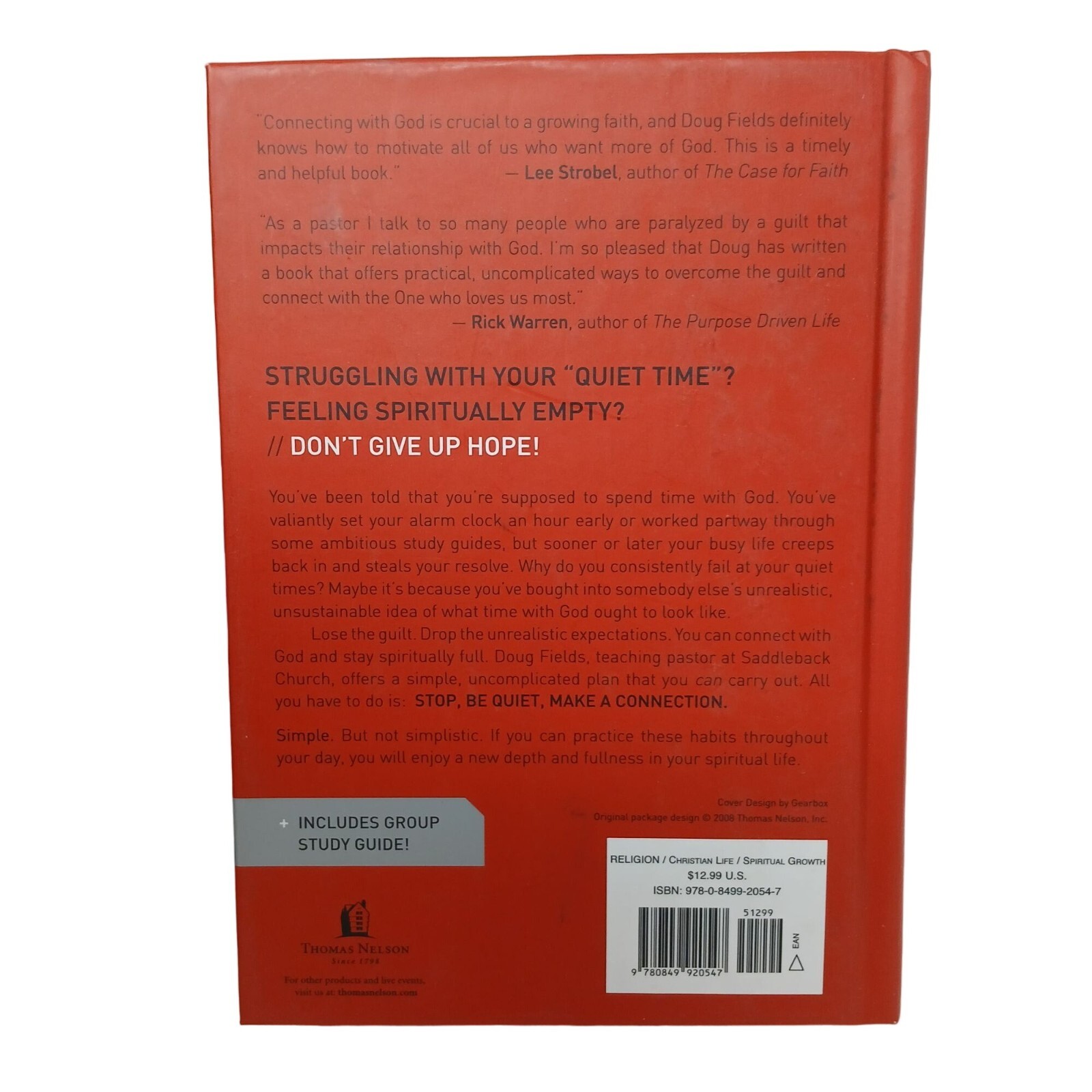 Refuel: An Uncomplicated Guide To Connecting With God By Doug Fields #H-1