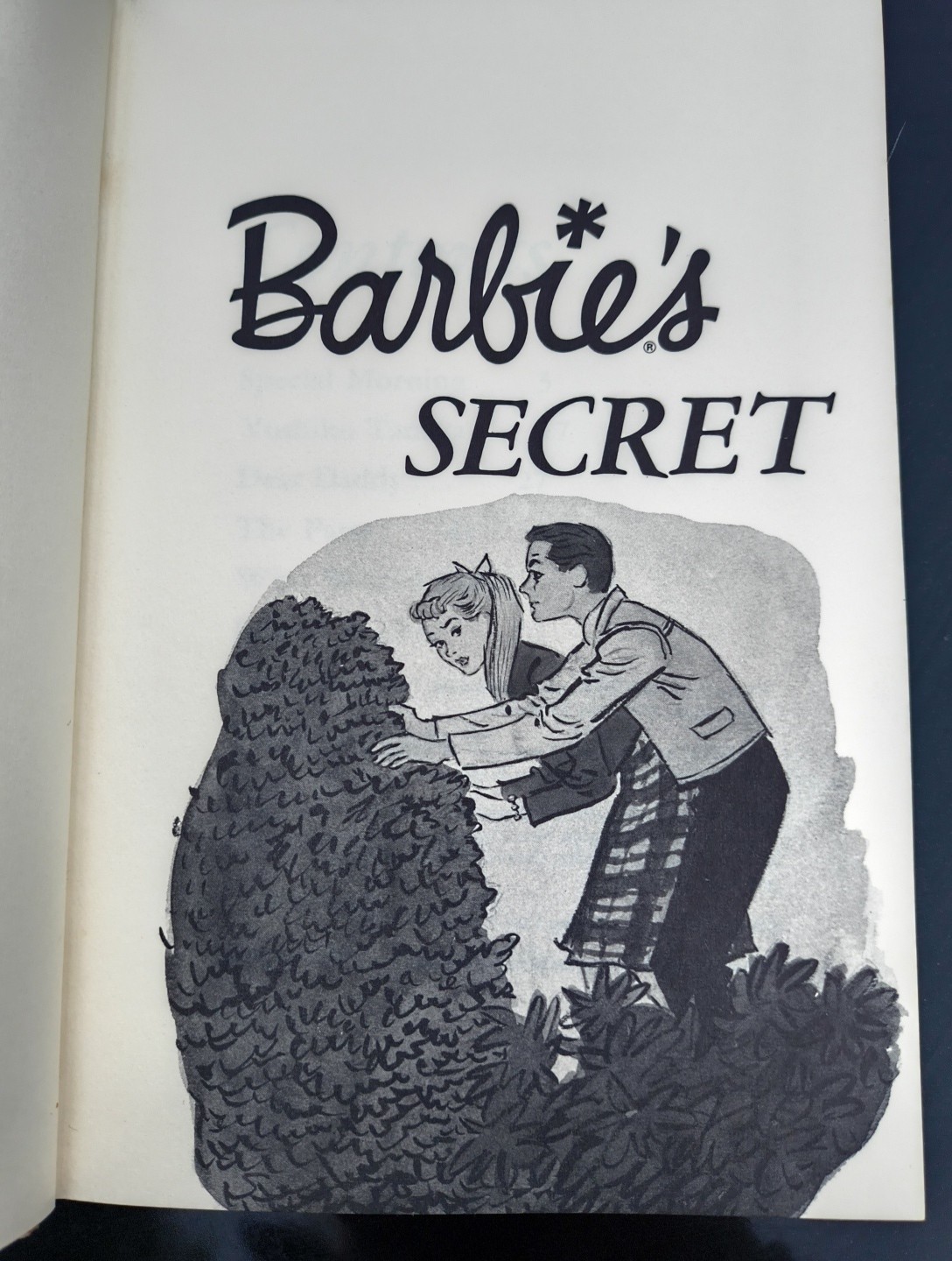Barbie’s Secret Vintage Book 1964 By Eleanor K Woolvin Hardcover Illustrated