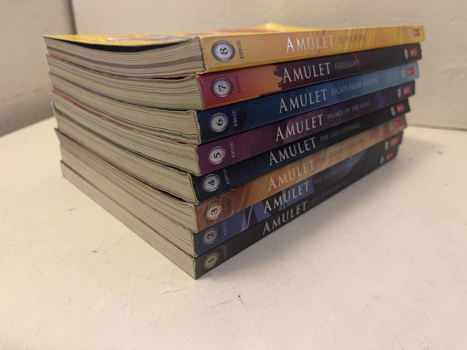 Lot of 8 ~ PB Books ~ Kazu Kibuishi ~ First Edition Paperback 2008
