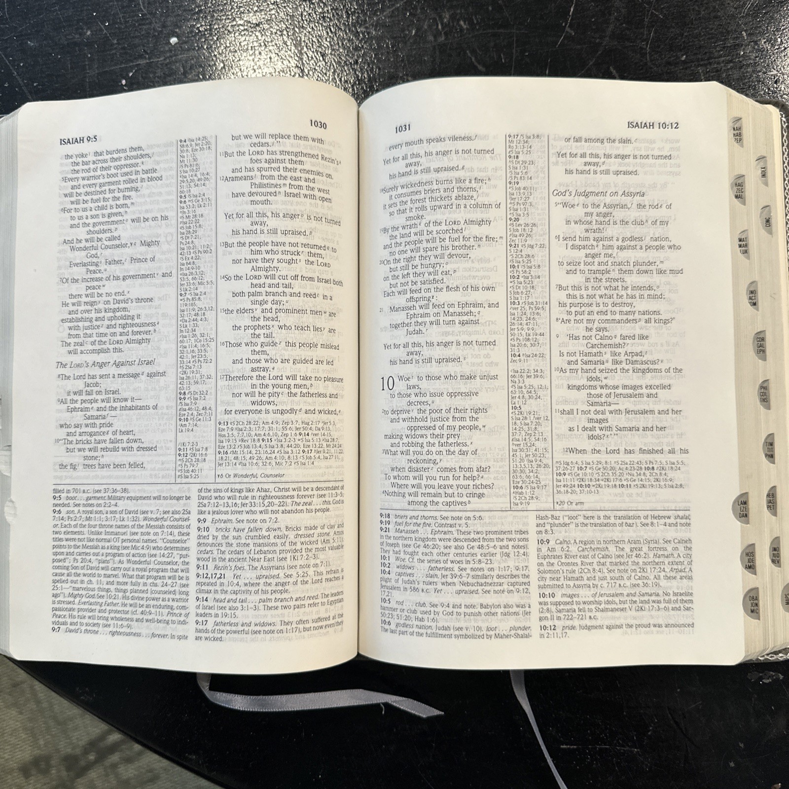 The NIV Study Bible Special Red Letter Edition Leatherbound 1985 Zondervan