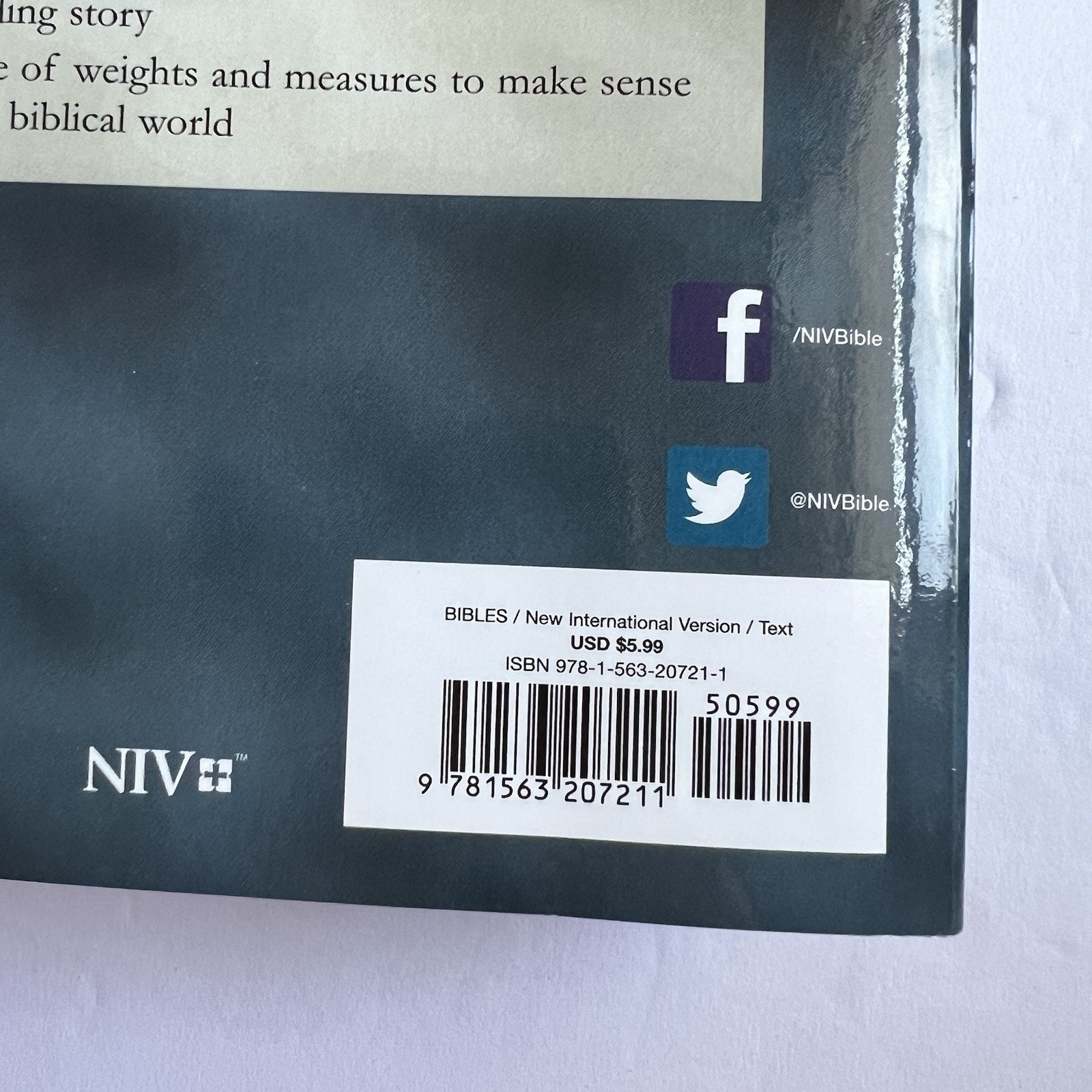 New International Version NIV Holy Bible Larger Print Paperback Book Zondervan