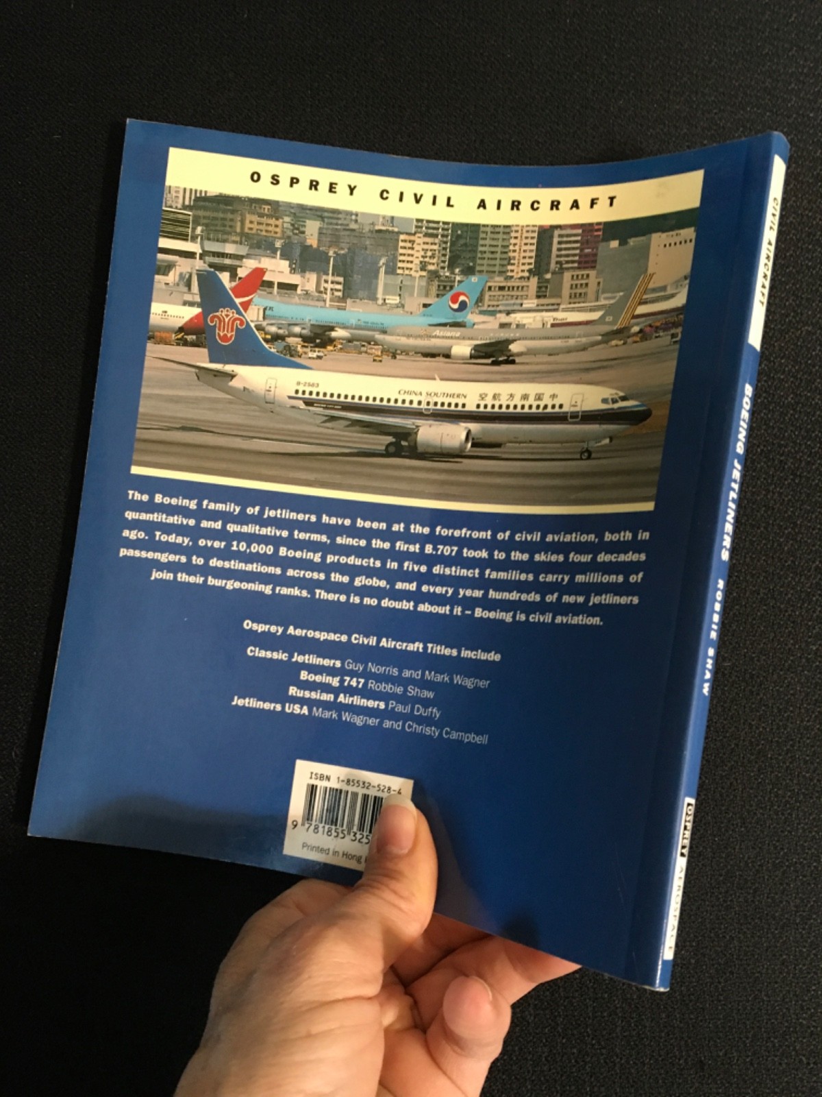 BOEING JETLINERS by Robbie Shaw Osprey Civil Aircraft Commercial Aviation LN PB