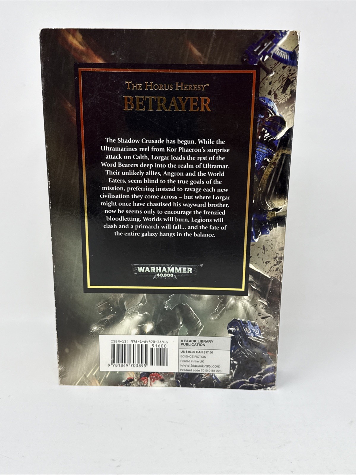 Betrayer by Aaron Dembski-Bowden 2013 TPB 1st Horus Heresy #24 Black Library 40k