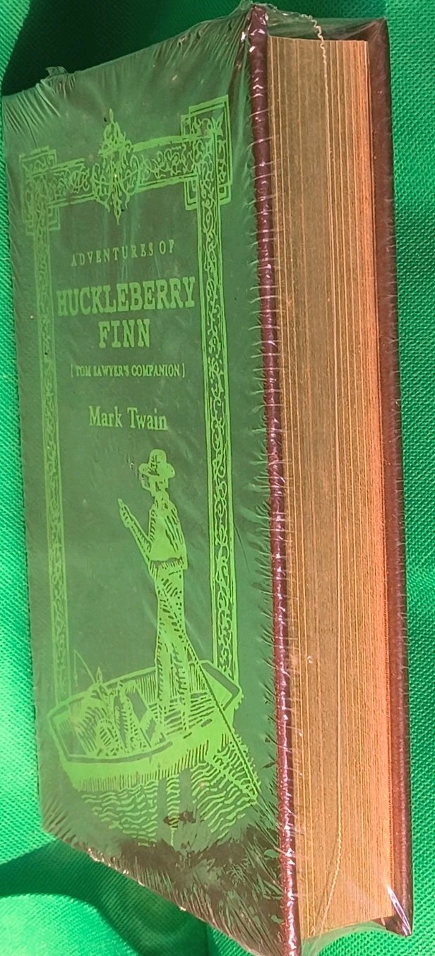 The Adventures Of Huckleberry Finn Mark Twain Leather Bound Easton Press SEALED