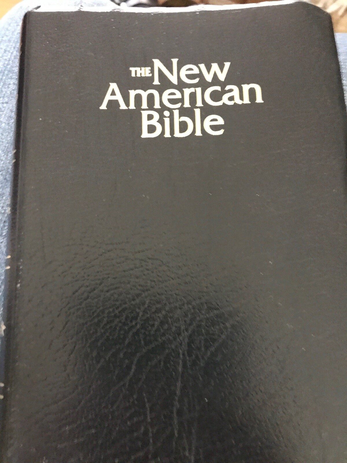 The New American Bible World Catholic Press ISBN- 978-0-529-06811 8 Black