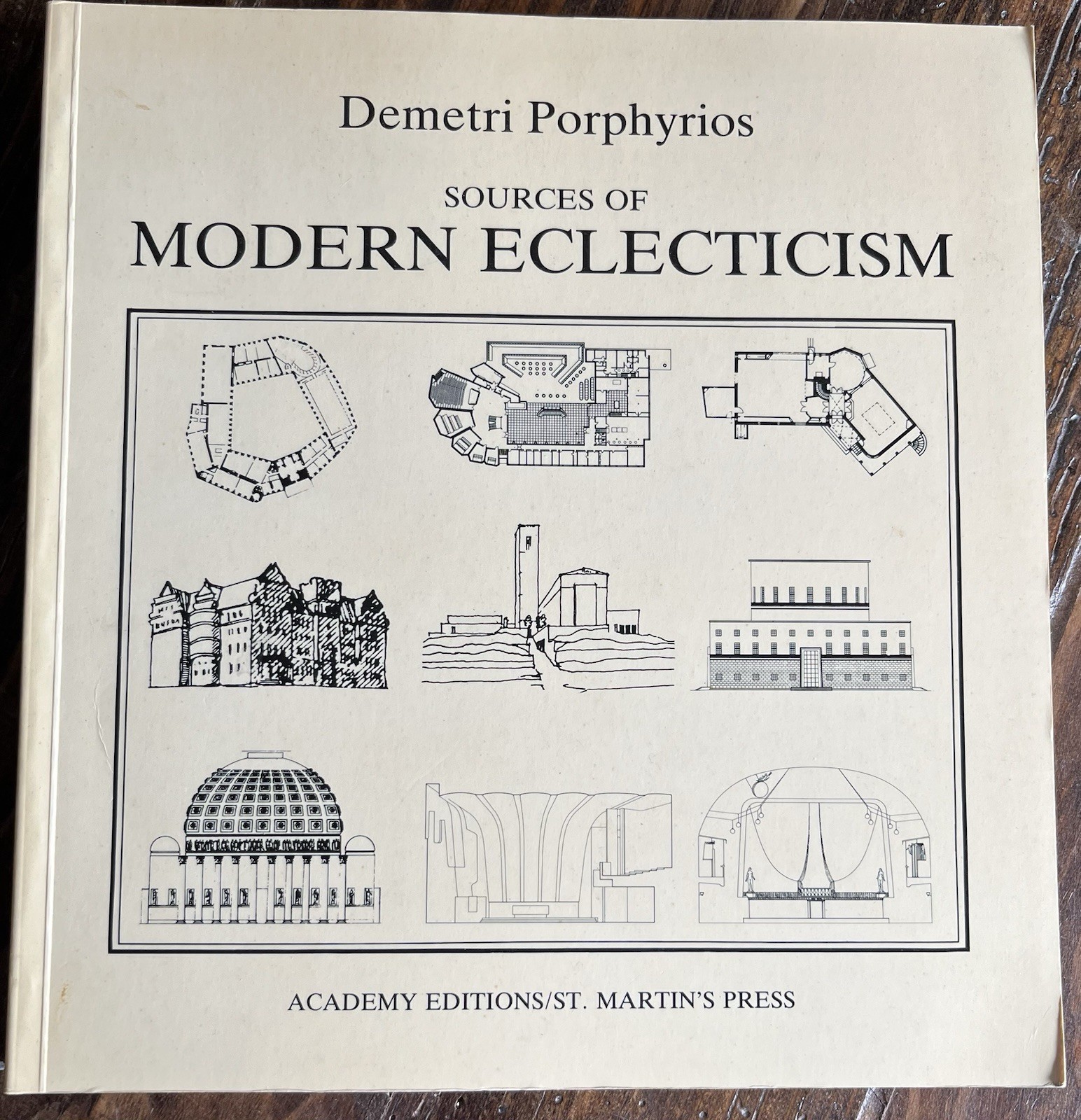 SOURCES OF MODERN ECLECTICISM Studies On Alvar Aalto 1982 Demetri Porphyrios PB