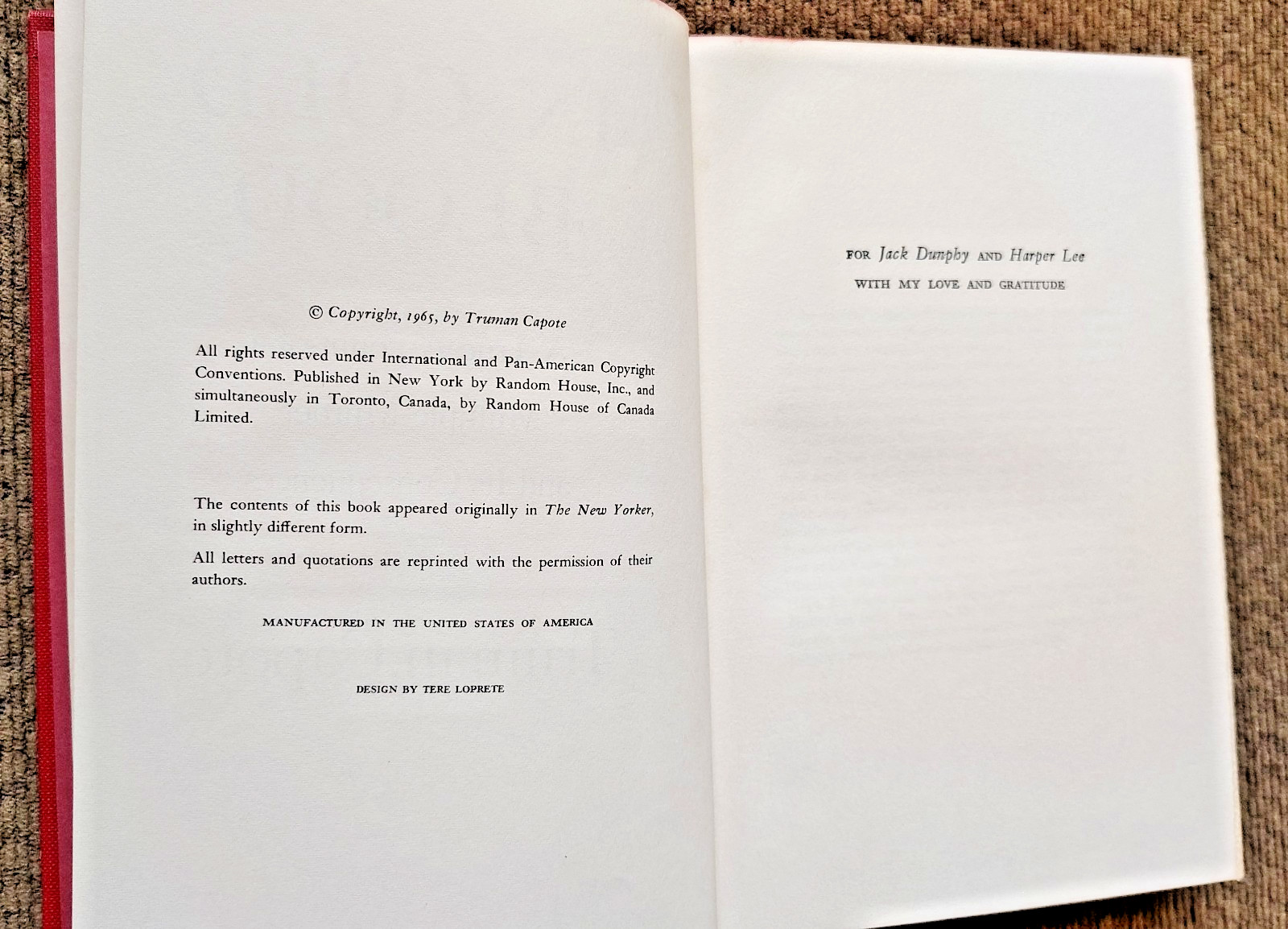 Truman Capote Book Lot In Cold Blood Breakfast At Tiffany’s Unanswered Prayers