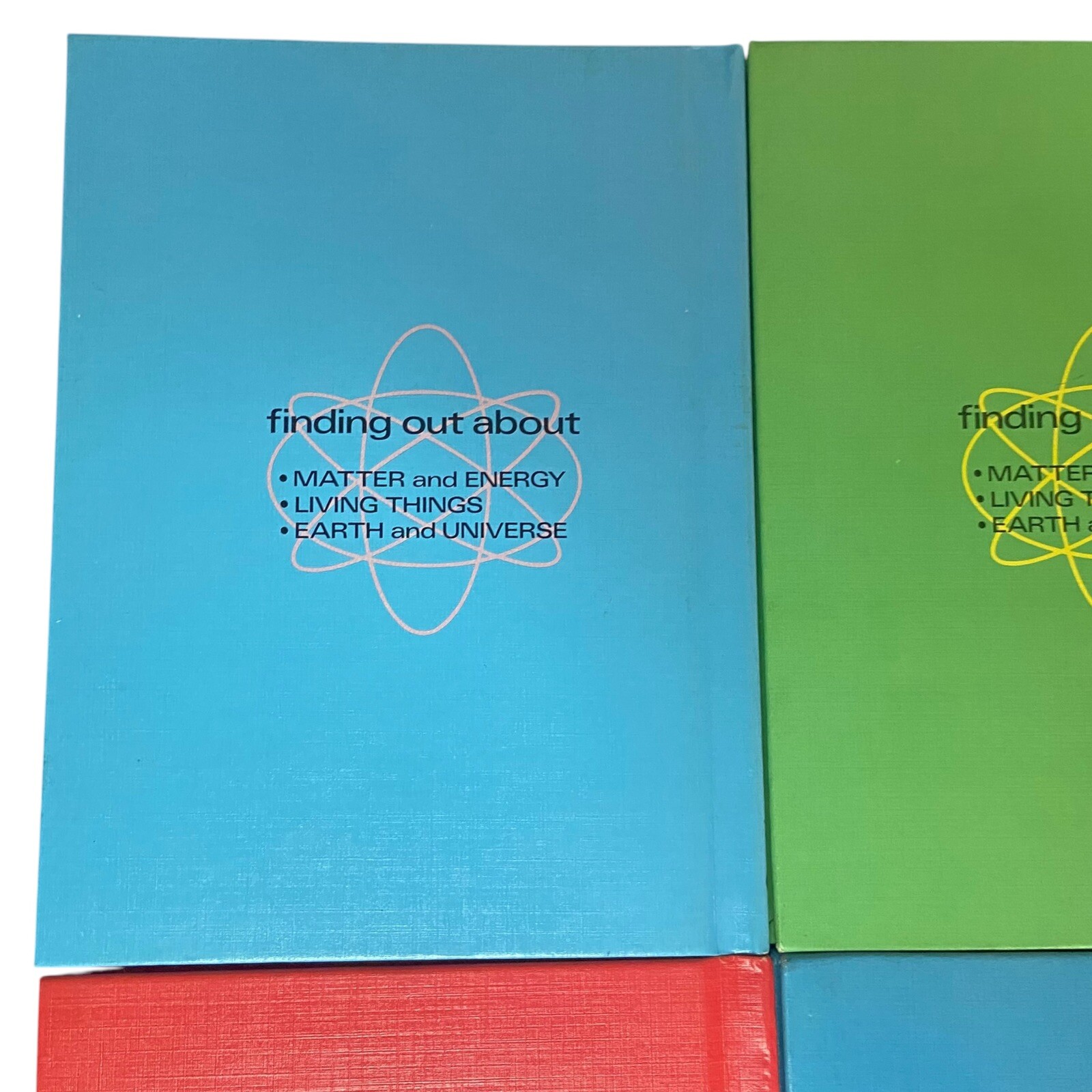 (SET OF 4) VTG 1974 “Finding Out About” By Francis Alder Educational Hardcover