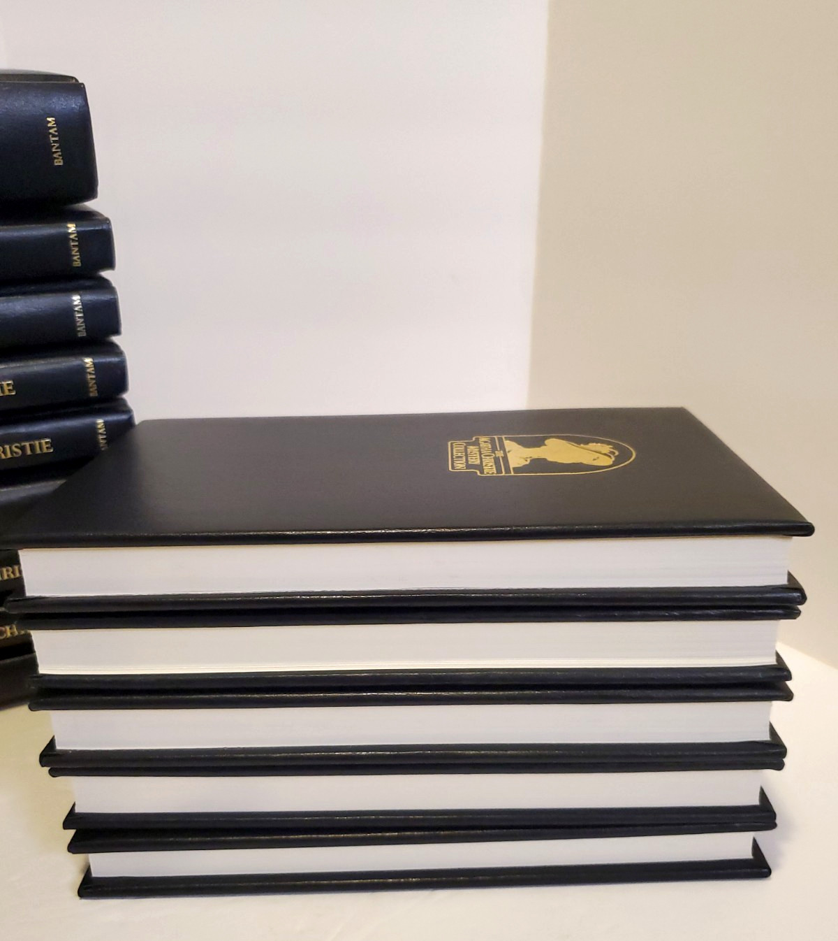 Agatha Christie Mystery Collection Bantam Leatherette HC Editions – Lot of 19
