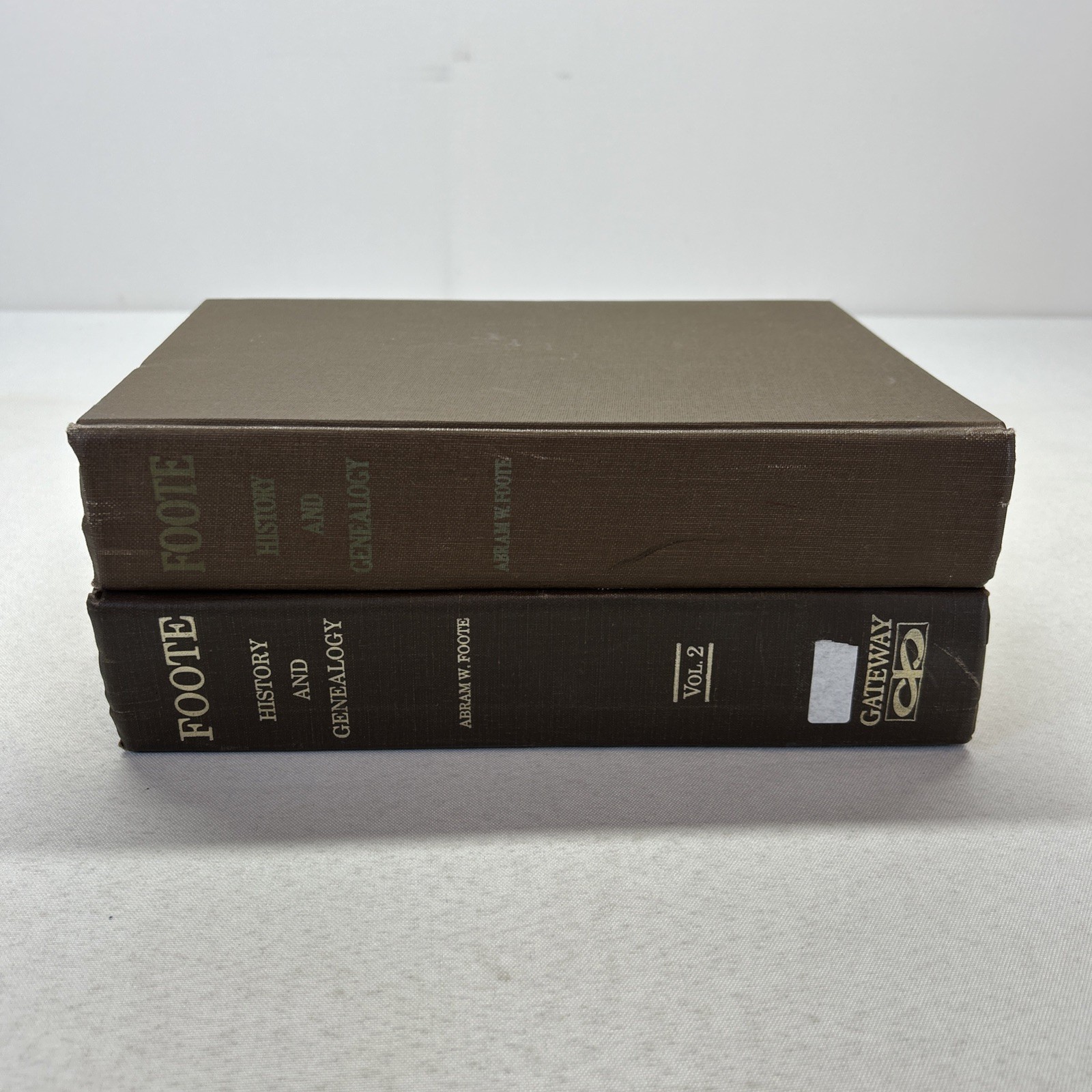History and Genealogy by Abram W Foote HC Vol 1 2