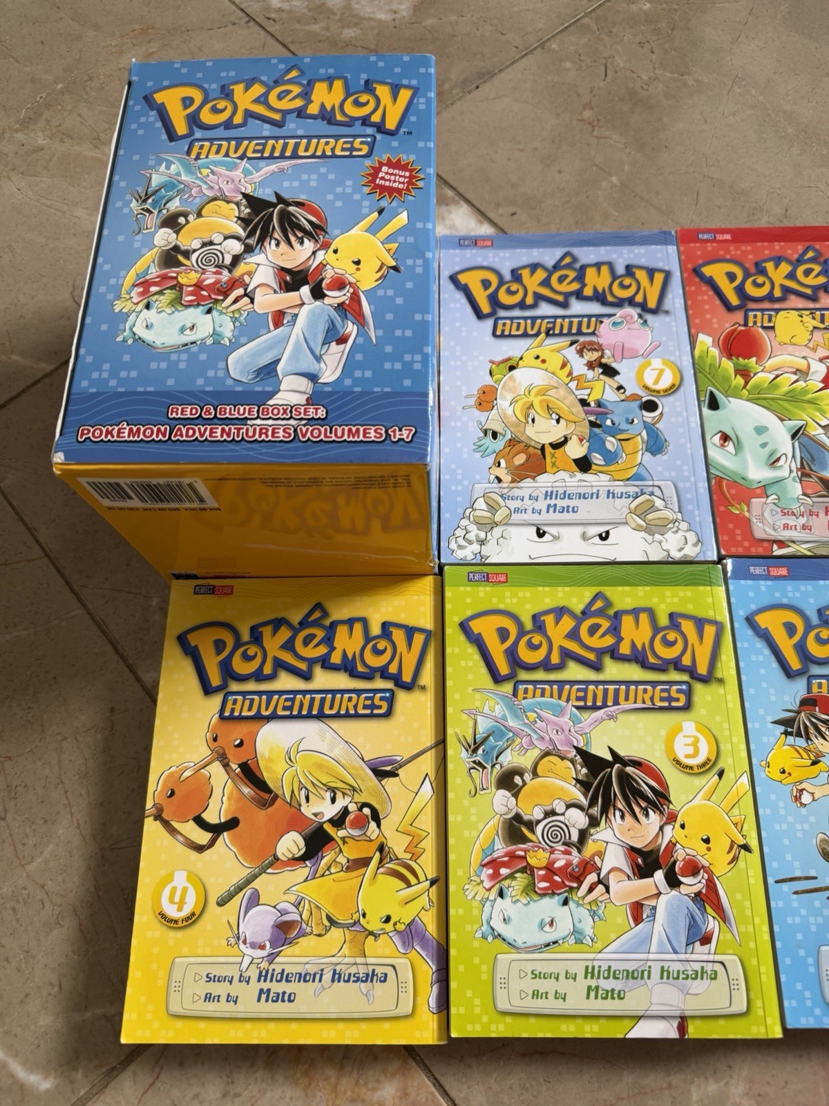 Pokémon Adventures Red and Blue Box Set (Set Includes Vols. 1-7) by Hidenori…