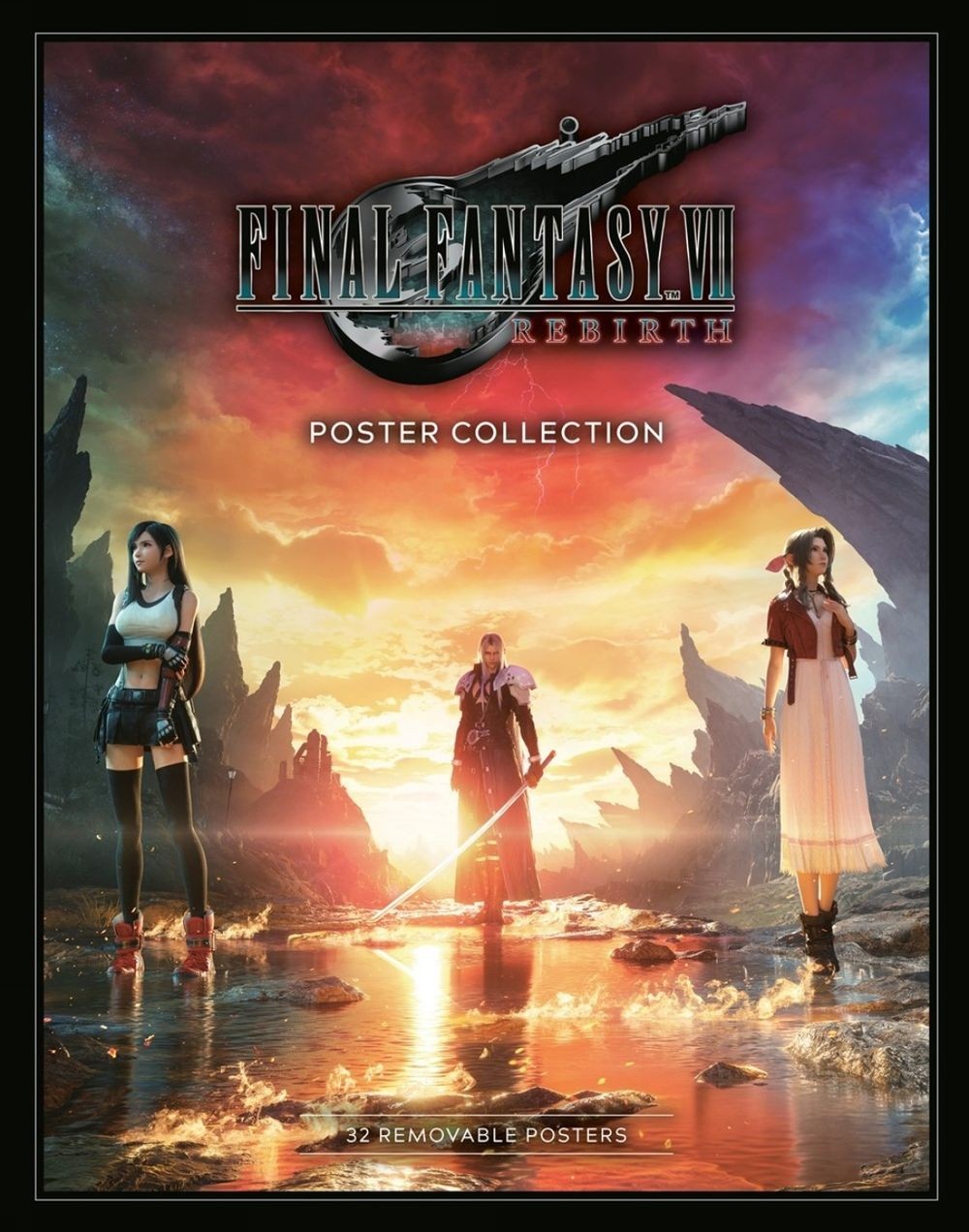 Final Fantasy VII Rebirth Poster Collection by Square Enix Paperback Book