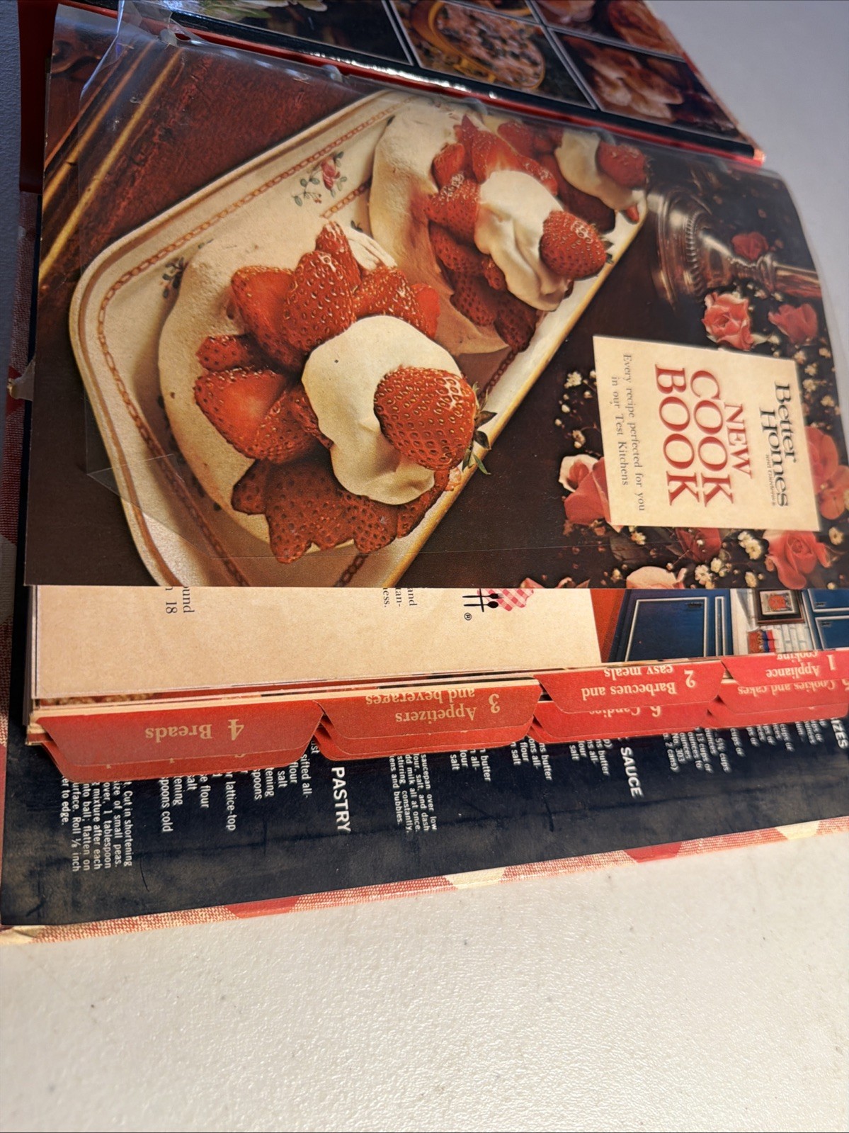 Vintage 1976 Better Homes and Gardens New Cook Book 5 Ring Binder Hardcover