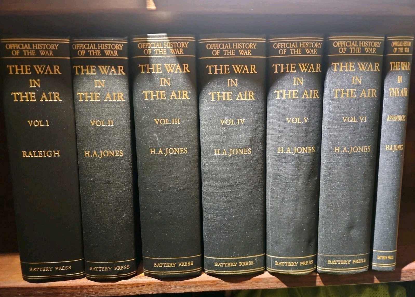THE WAR IN THE AIR-7 VOLUMES – THE ULTIMATE WWI AVIATION SET- Includes MAPS
