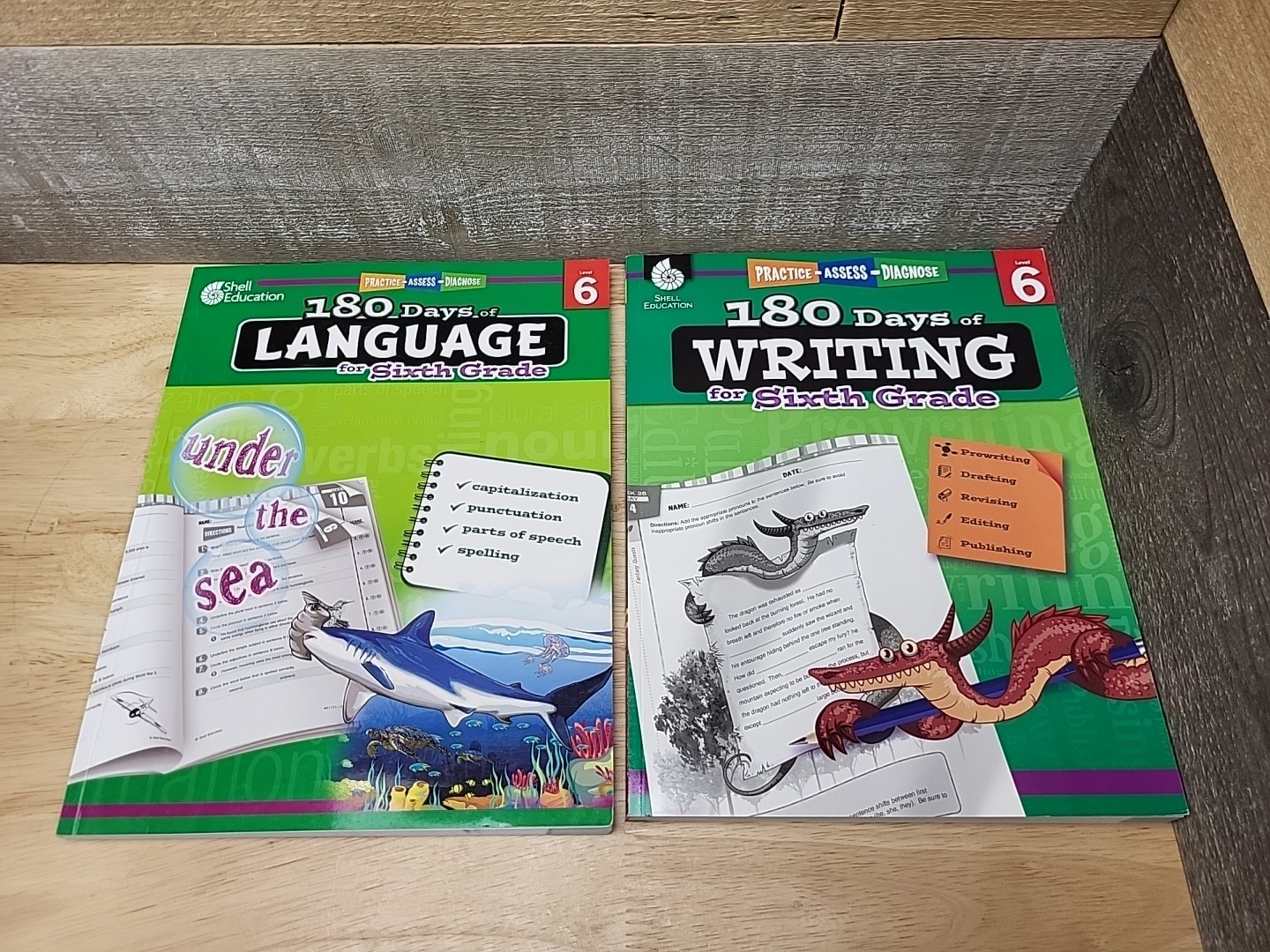 Shell Education Books Grade 6 Book Collection