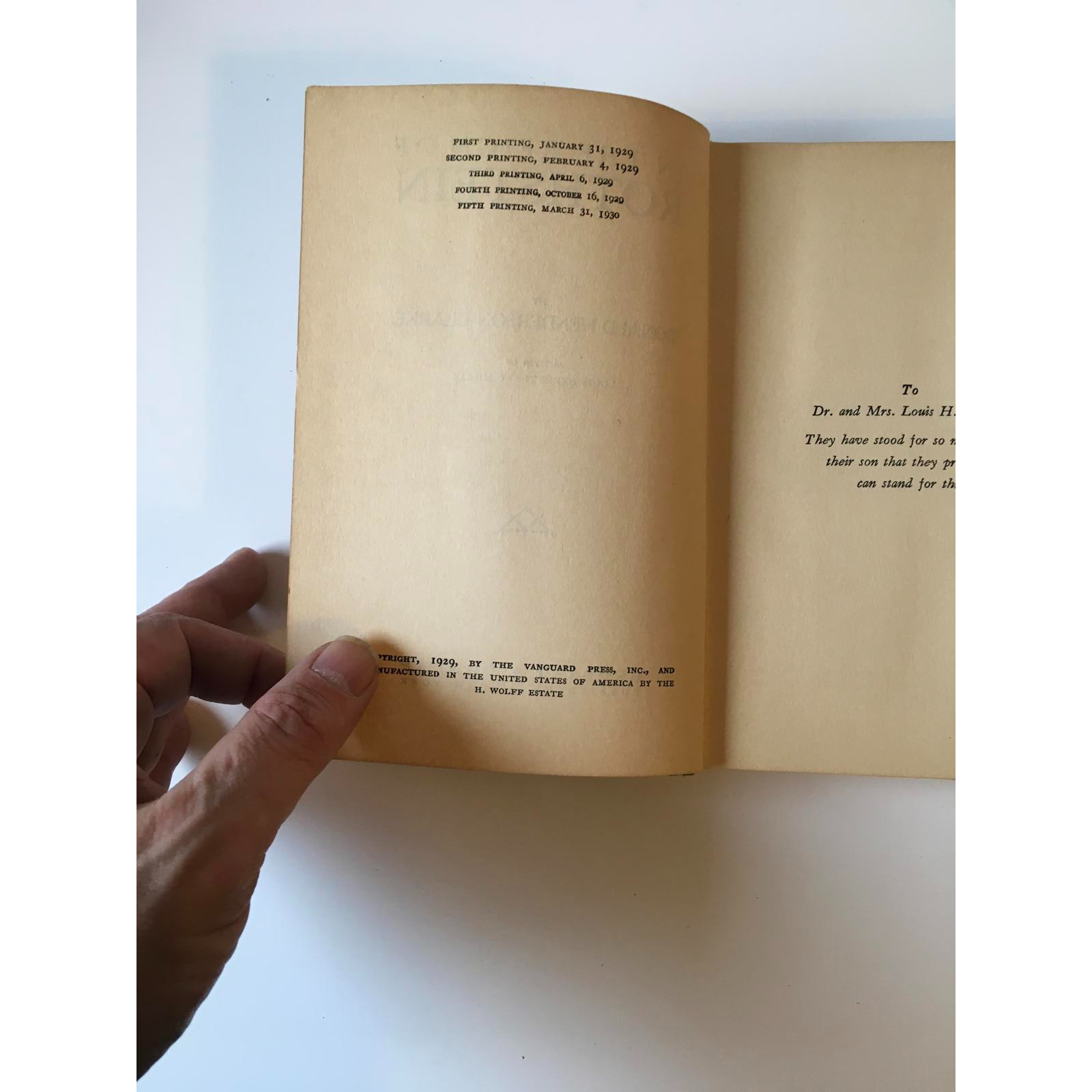 In the Reign of Rothstein by Donald Henderson Clarke 1930 Hardcover Book