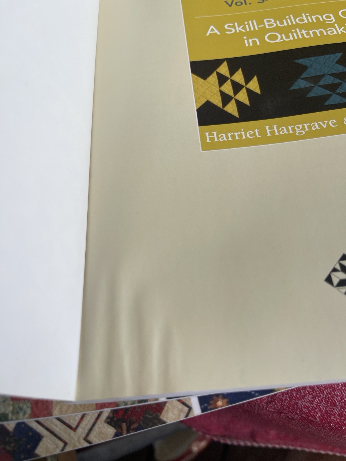 Quilter’s Academy Vol 1 2 3 Hargrave Quiltmaking Quilting Quilt Teach