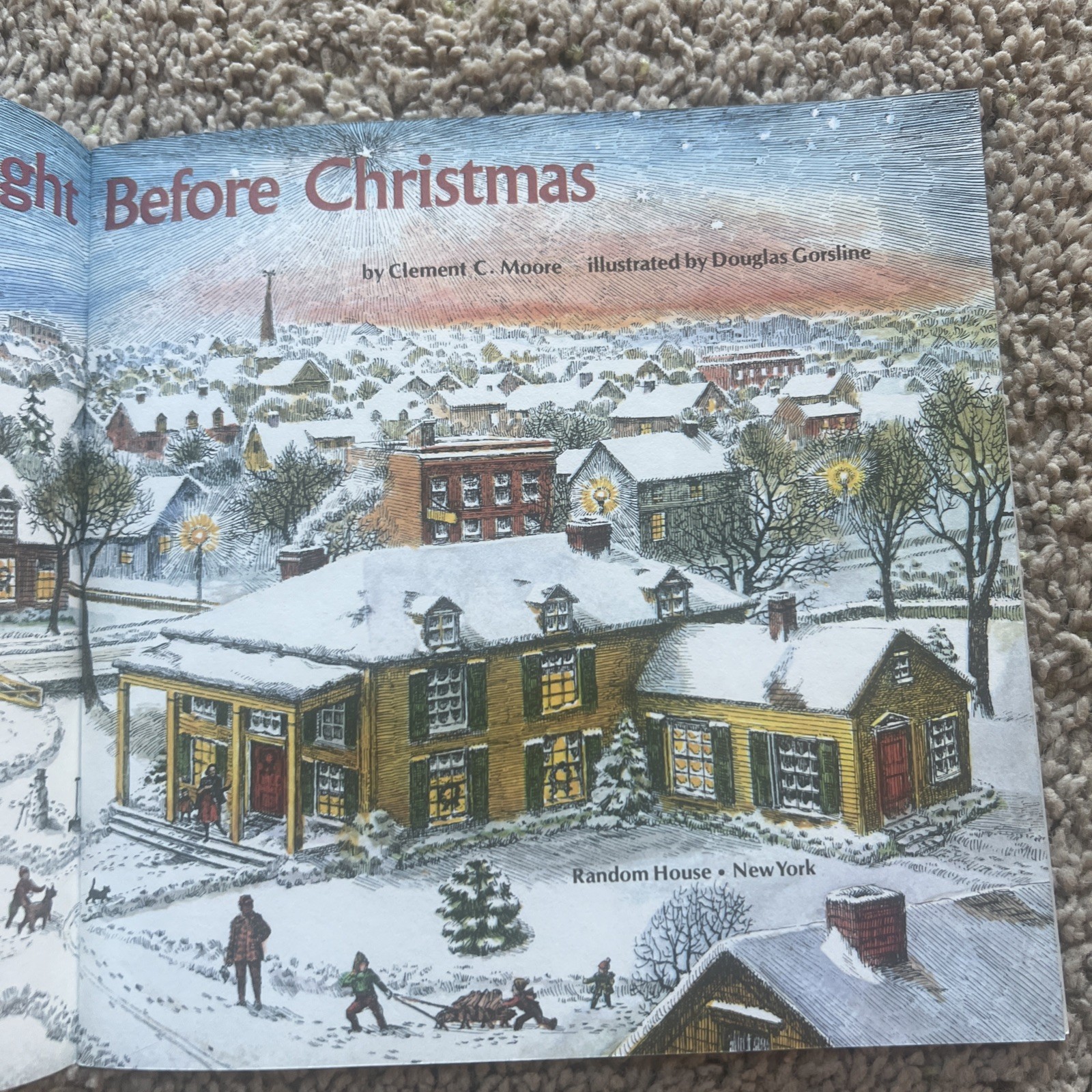 Night Before Christmas by Clement C. Moore (1975, Trade Paperback)