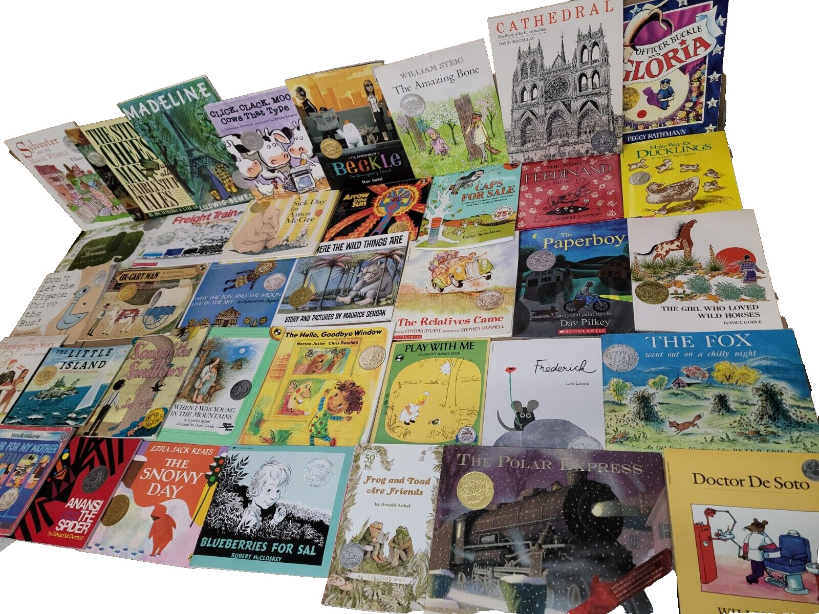 Lot of 15 Caldecott Honor Award Winning Chapter Children Kid Books AR*RANDOM MIX