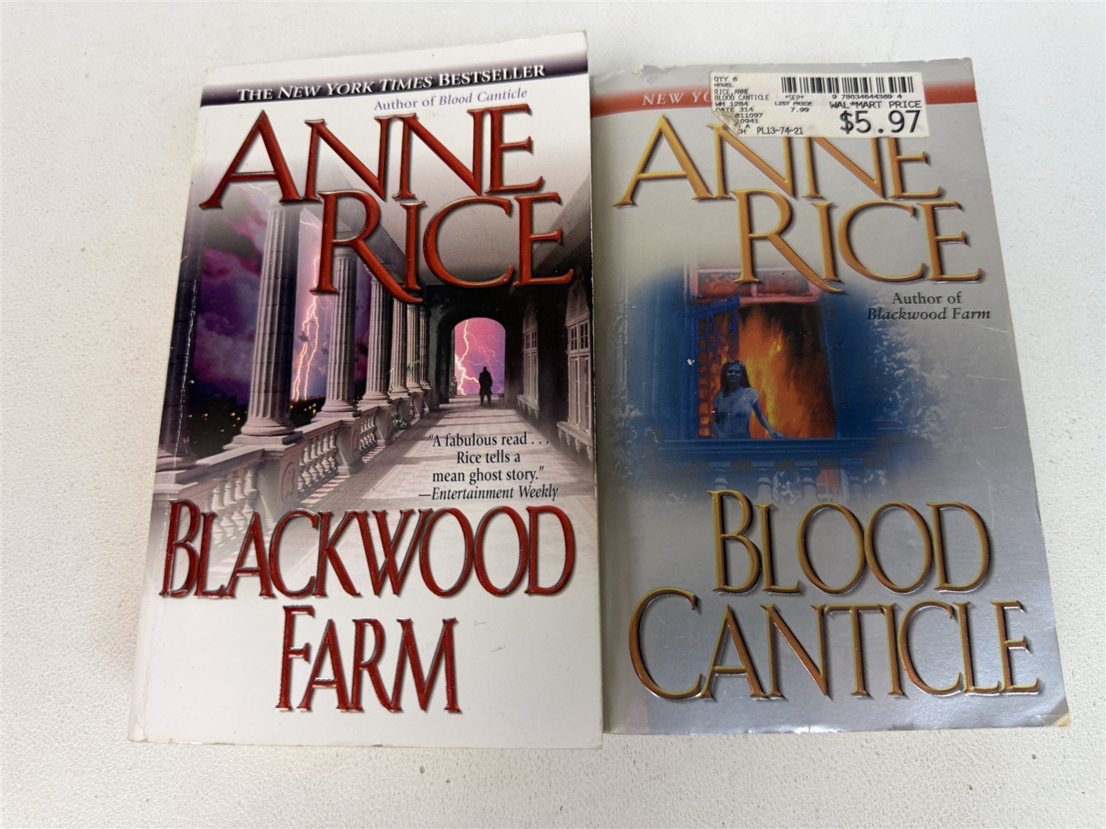 Anne Rice Lot 10 Vampire Chronicles Lestat Armand Merrick Blood Gold Canticle