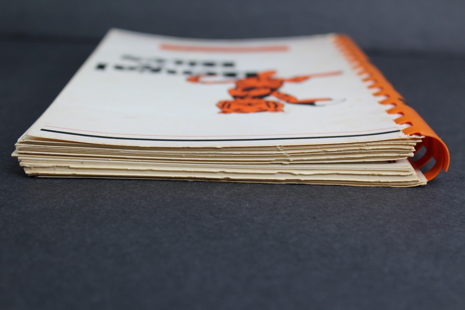 Rare 1984 Bengal Bites Cincinnati Bengals Wives’ Cookbook Spiral Bound 127 Pages