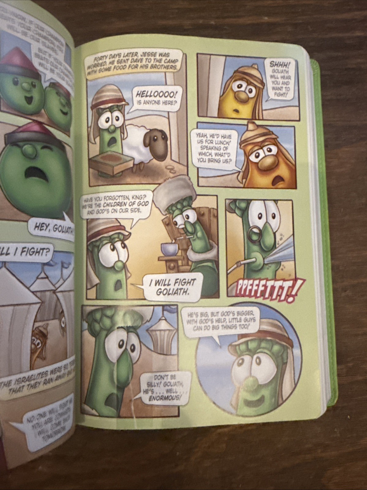 Veggie Tales Leather Bible Leather