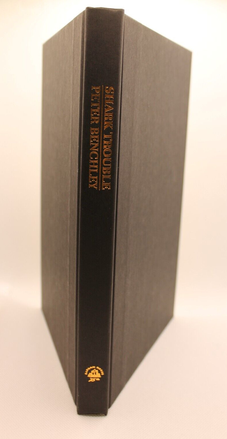 Shark Trouble by Peter Benchley Hardcover 2002 Attacks Great White Tiger Bull