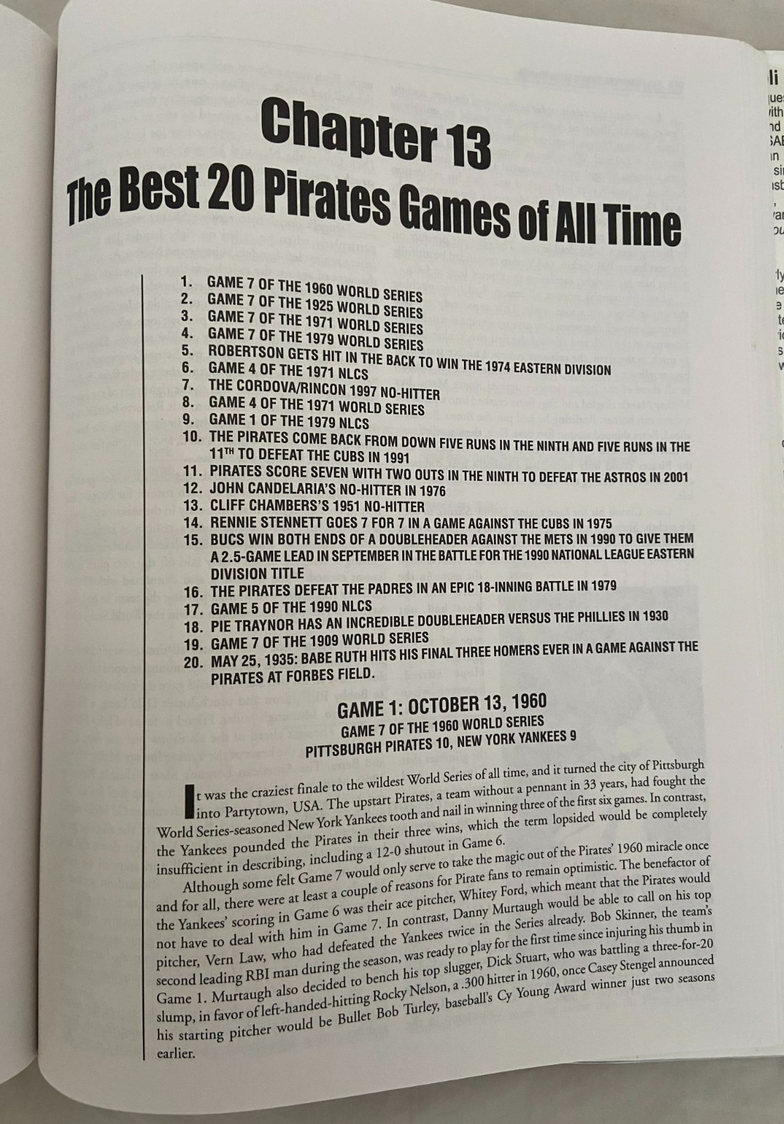 2003 Hardcover Pittsburgh PIRATES ENCYCLOPEDIA by David Finoli & Bill Ranier