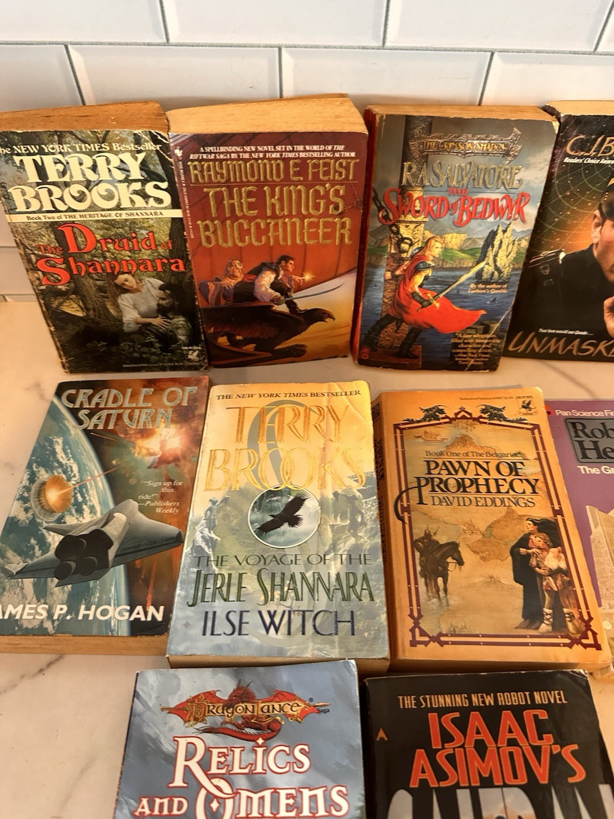 Mixed Lot Of 10Vintage Sci-fi And Fantasy Paperback Books. Science Fiction (363)