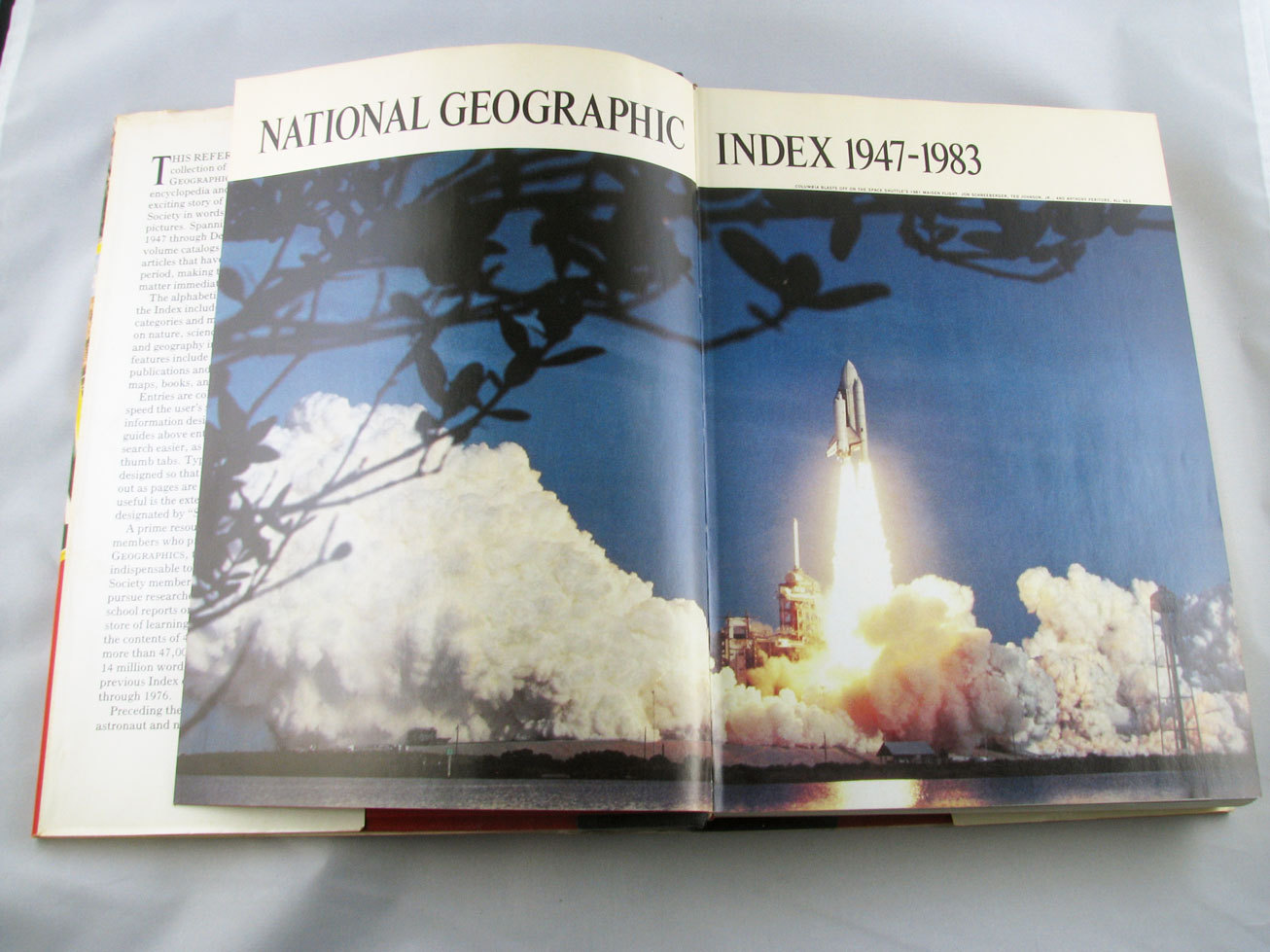 NATIONAL GEOGRAPHIC Index Book 1947-1983 Hardcover Dust Jacket