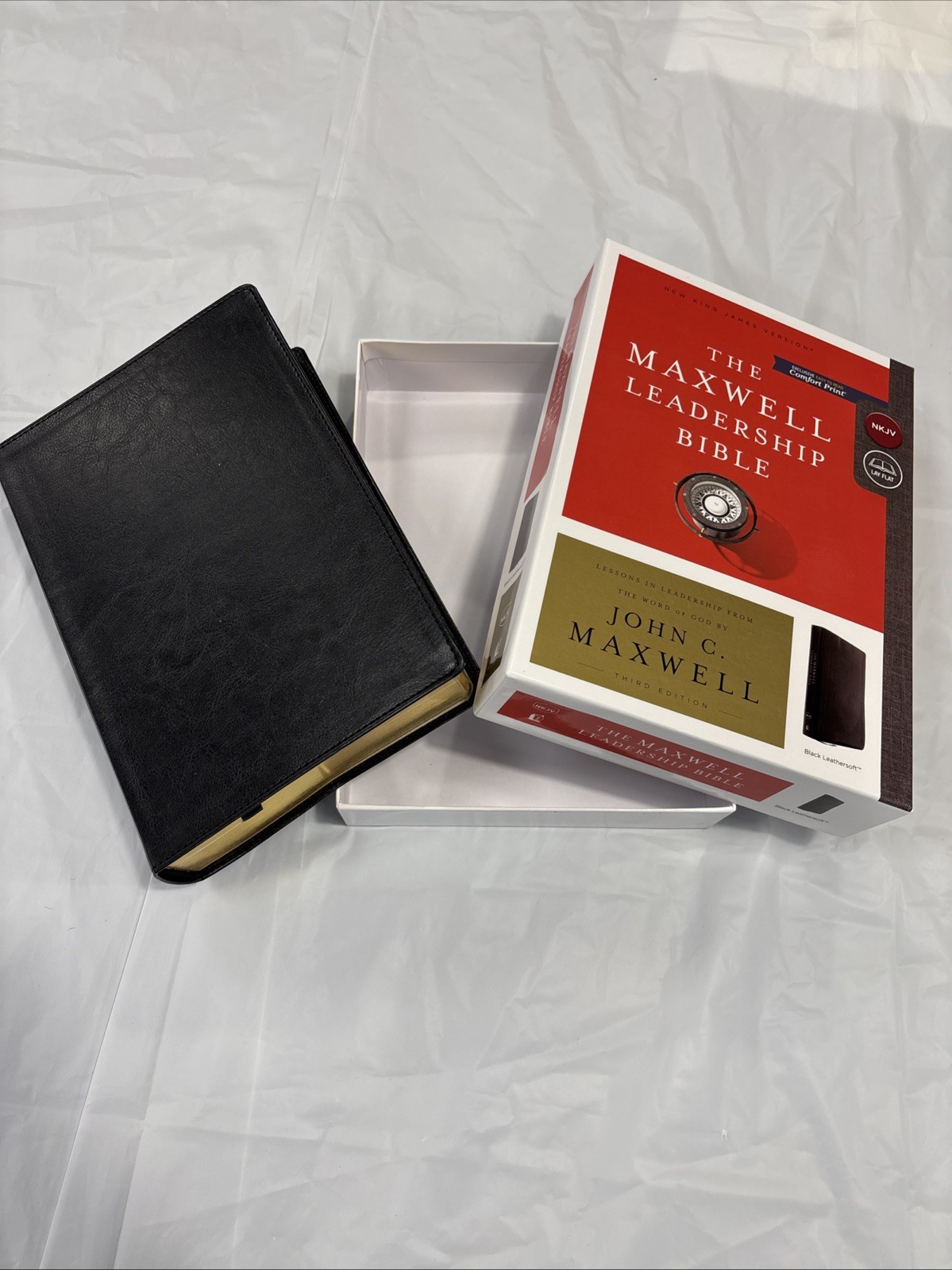 NKJV Maxwell Leadership Bible [Third Edition, Black] by John C. Maxwell…