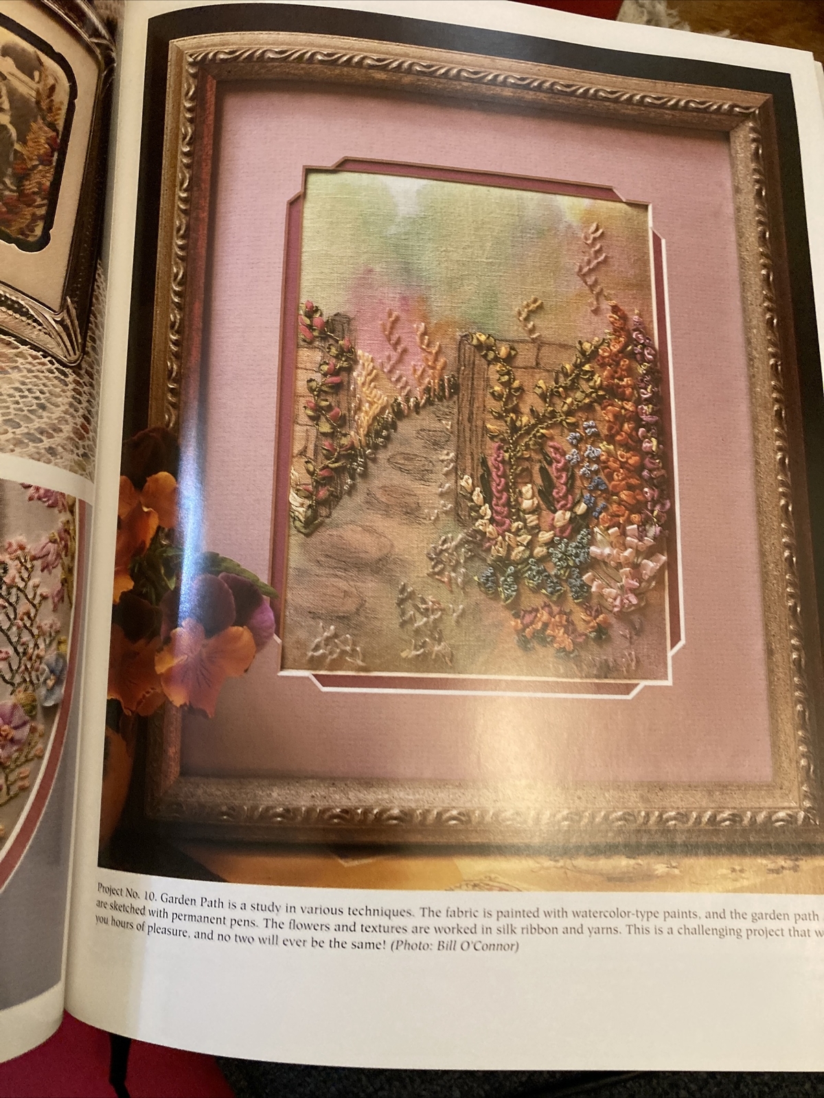 Vtg Rare 1993 The Art Of Silk Ribbon Embroidery by Judith Baker Montano
