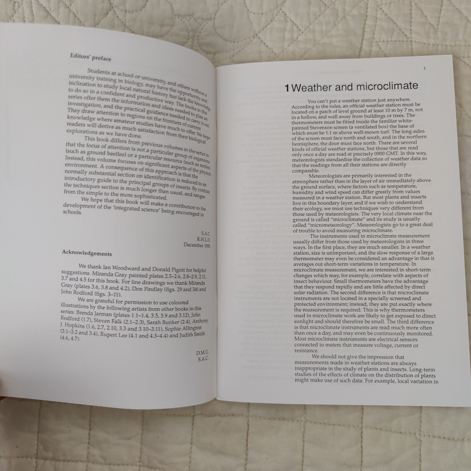 Rare 1991 Insects, Plants and Microclimate – Naturalists’ Handbook 15