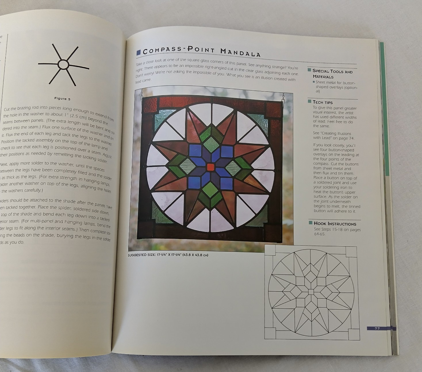 Stained Glass Basics: Techniques -Tools- Projects by Rich,Mitchell & Ward-1997