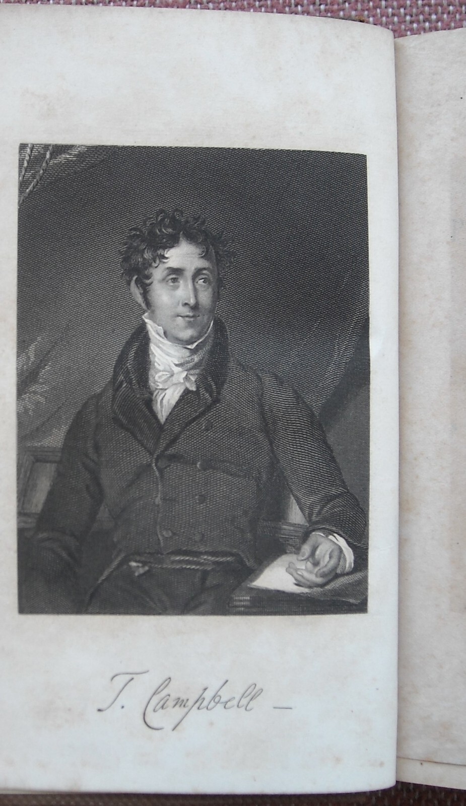 THE COMPLETE POETICAL WORKS OF THOMAS CAMPBELL ~ 1859 HARDBACK ~ VG